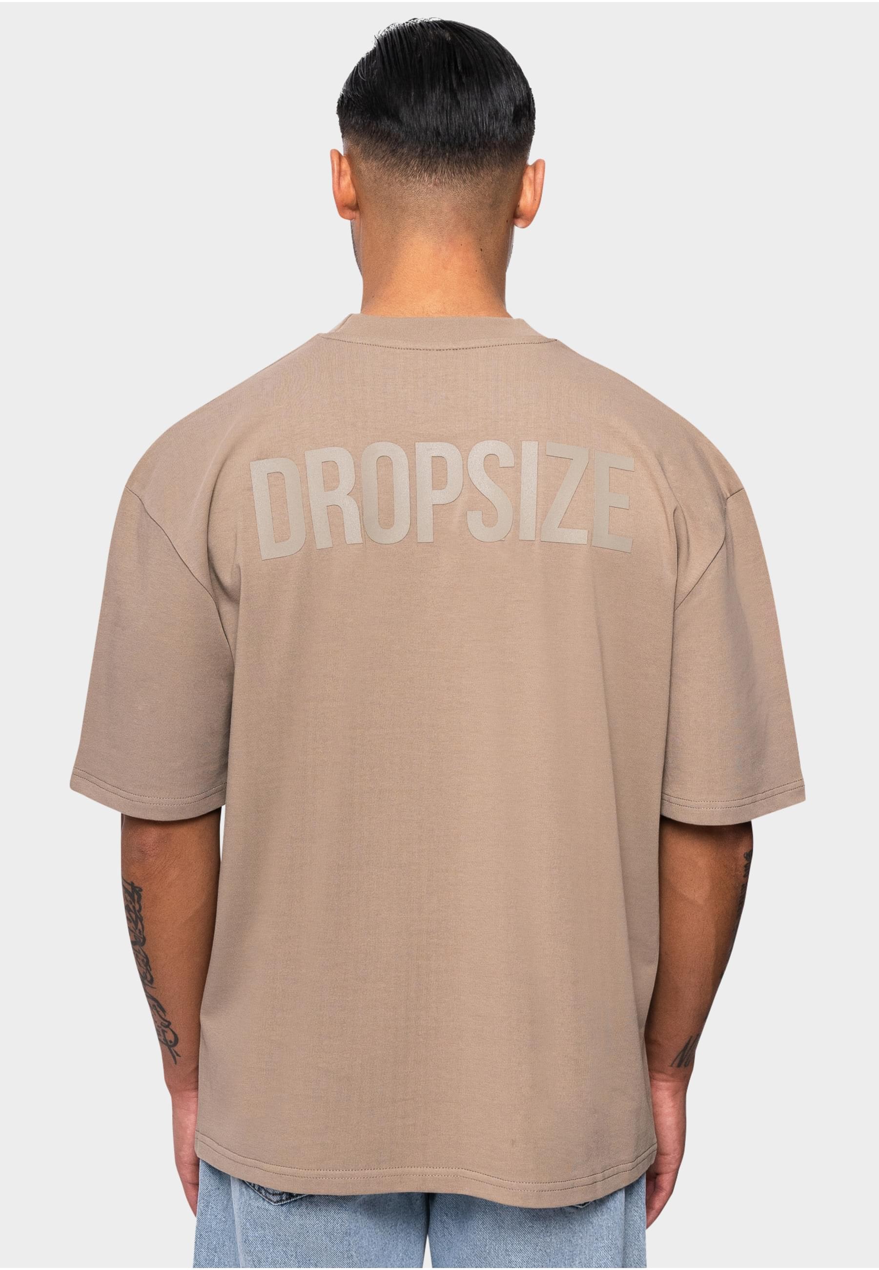 Dropsize T-Shirt »Dropsize Herren Heavy Overisze HD Print T-Shirt«, (1 tlg.)