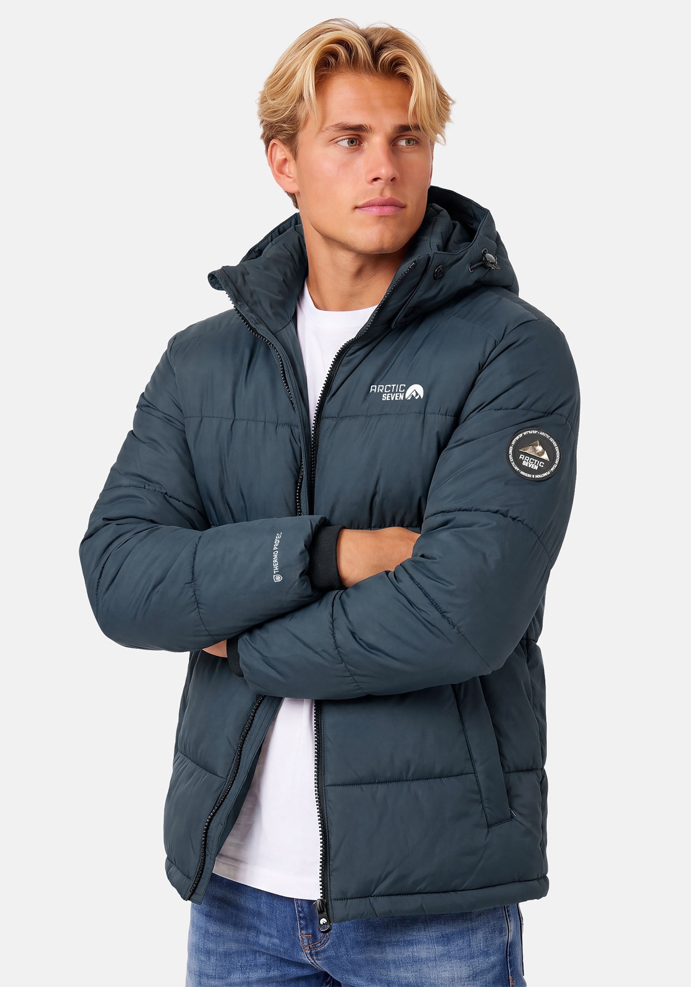 Arctic Seven Winterjacke »ASYetii« mit hochwertigem Steppdesign