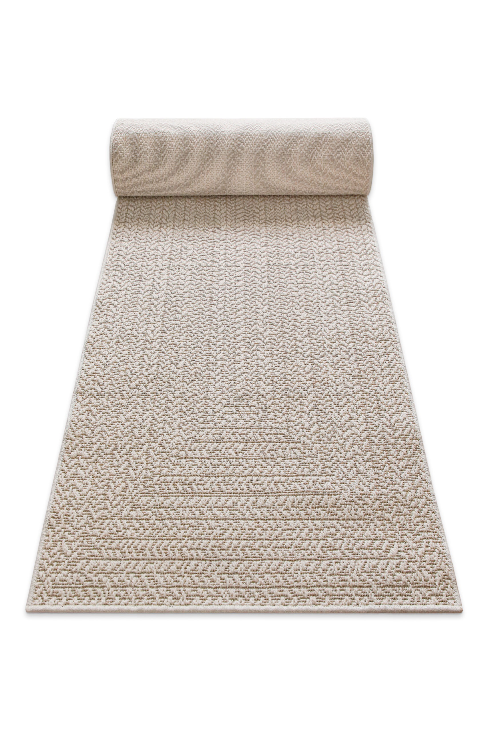 Läufer WECON HOME "Layo", beige, B:80cm H:6mm L:250cm, Polypropylen, Teppiche, Läufer, Flachgewebe, wetterfest, geometrisches Design, In- & Outdoor Teppich 2
