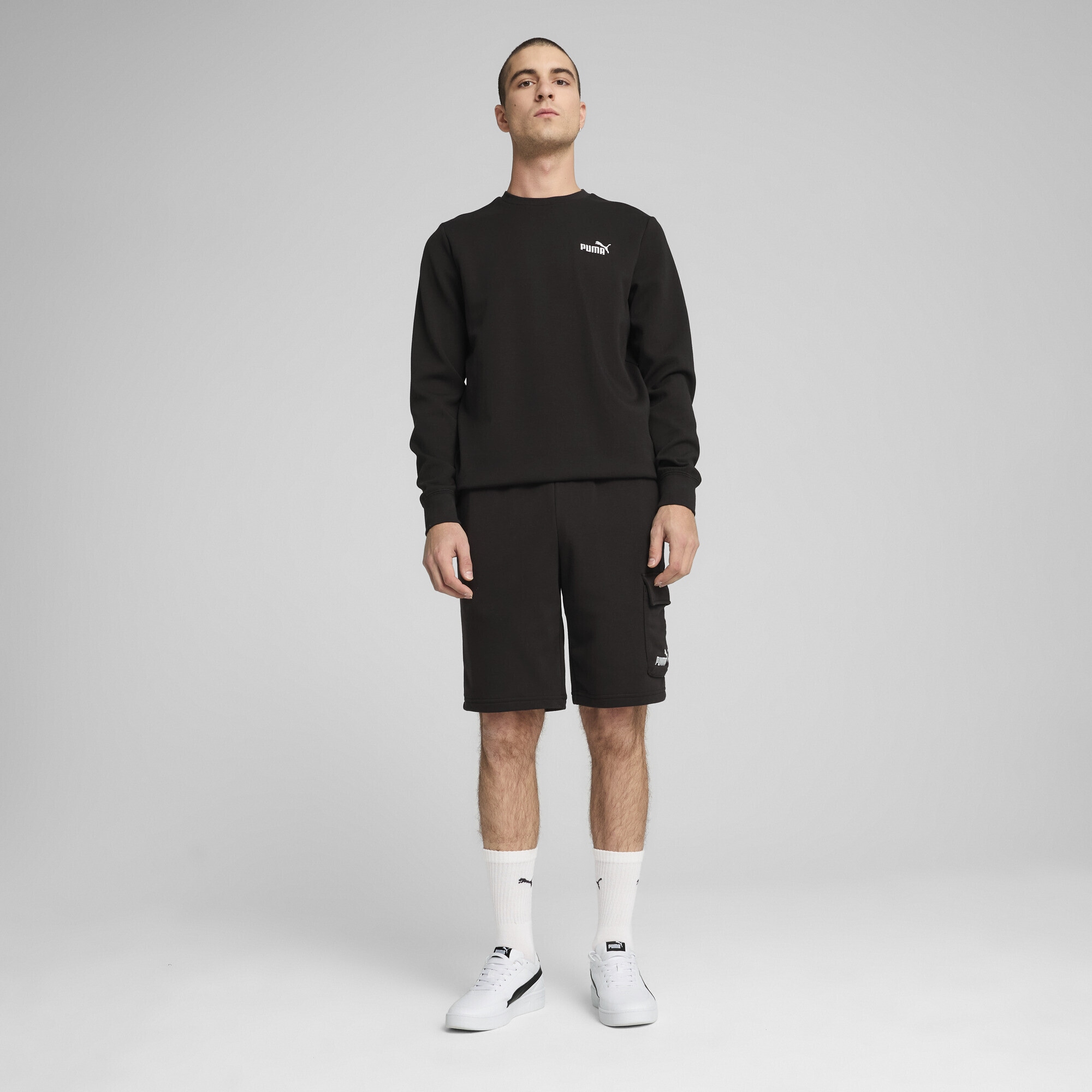 PUMA Sporthose »Essentials No. 1 Logo 10" Cargoshorts Herren«