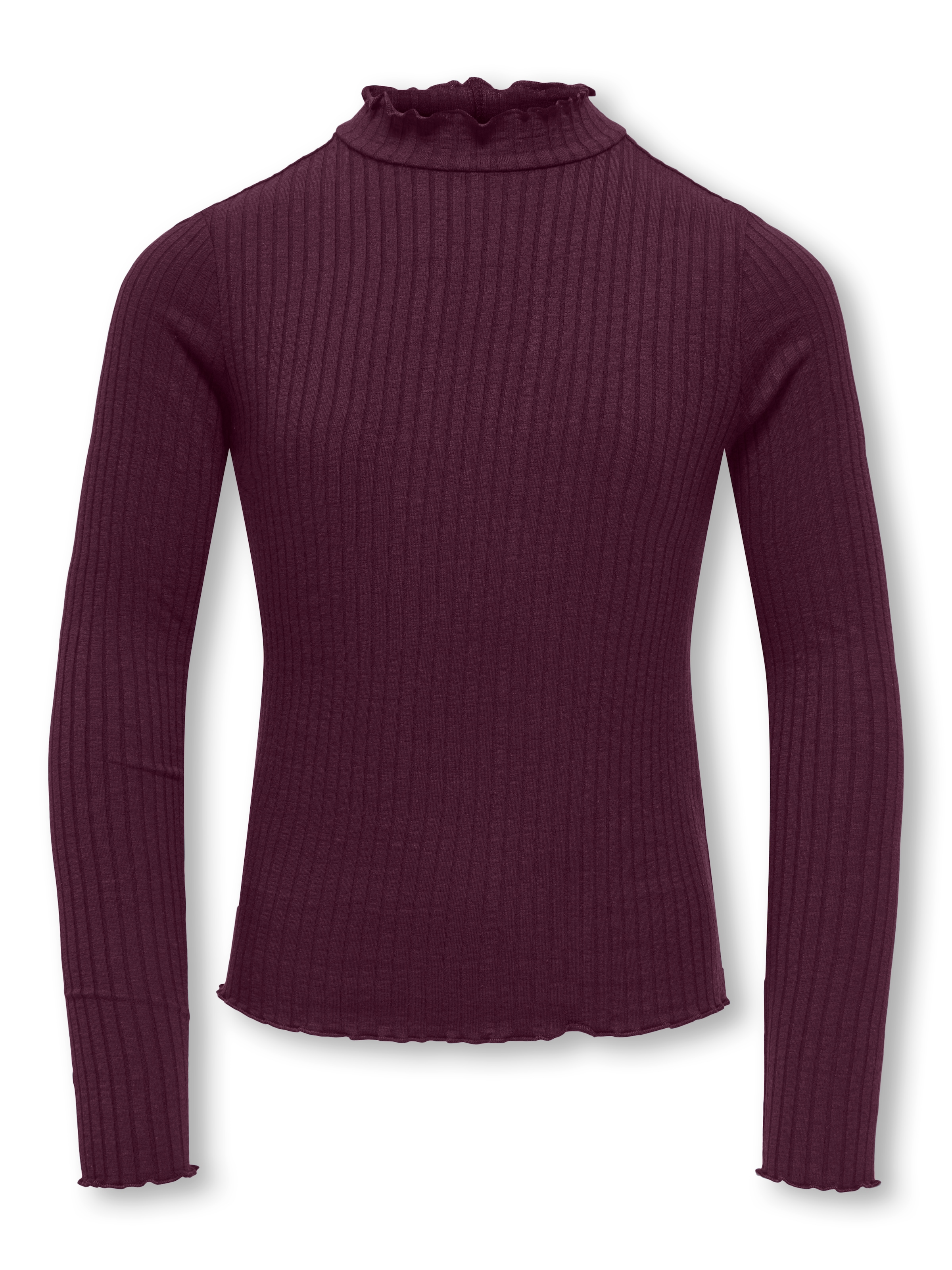 KIDS ONLY Langarmshirt "KOGFRANSISKA SCHOOL LS HI-NCK TOP JRS" Viskosemischung