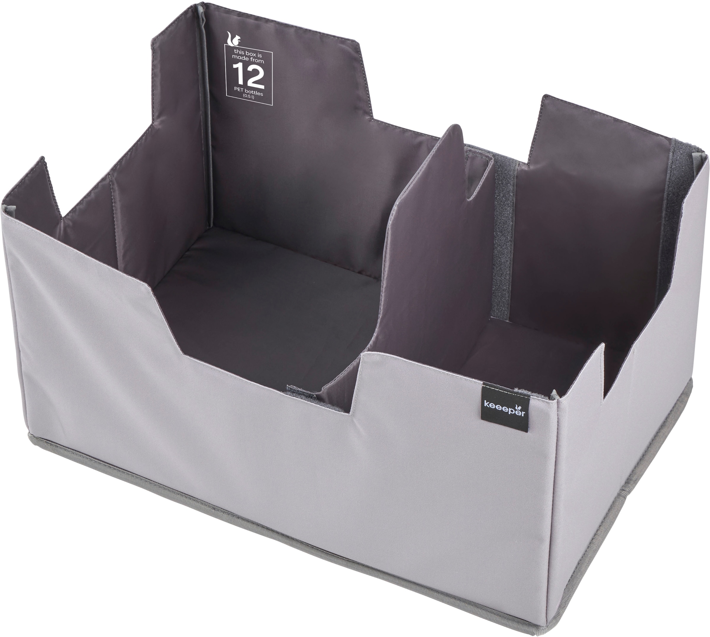 keeeper Faltbox »neo, faltbarer Einkaufsorganizer für Klappboxen«, (1 St.), aus recycelten PET-Flaschen