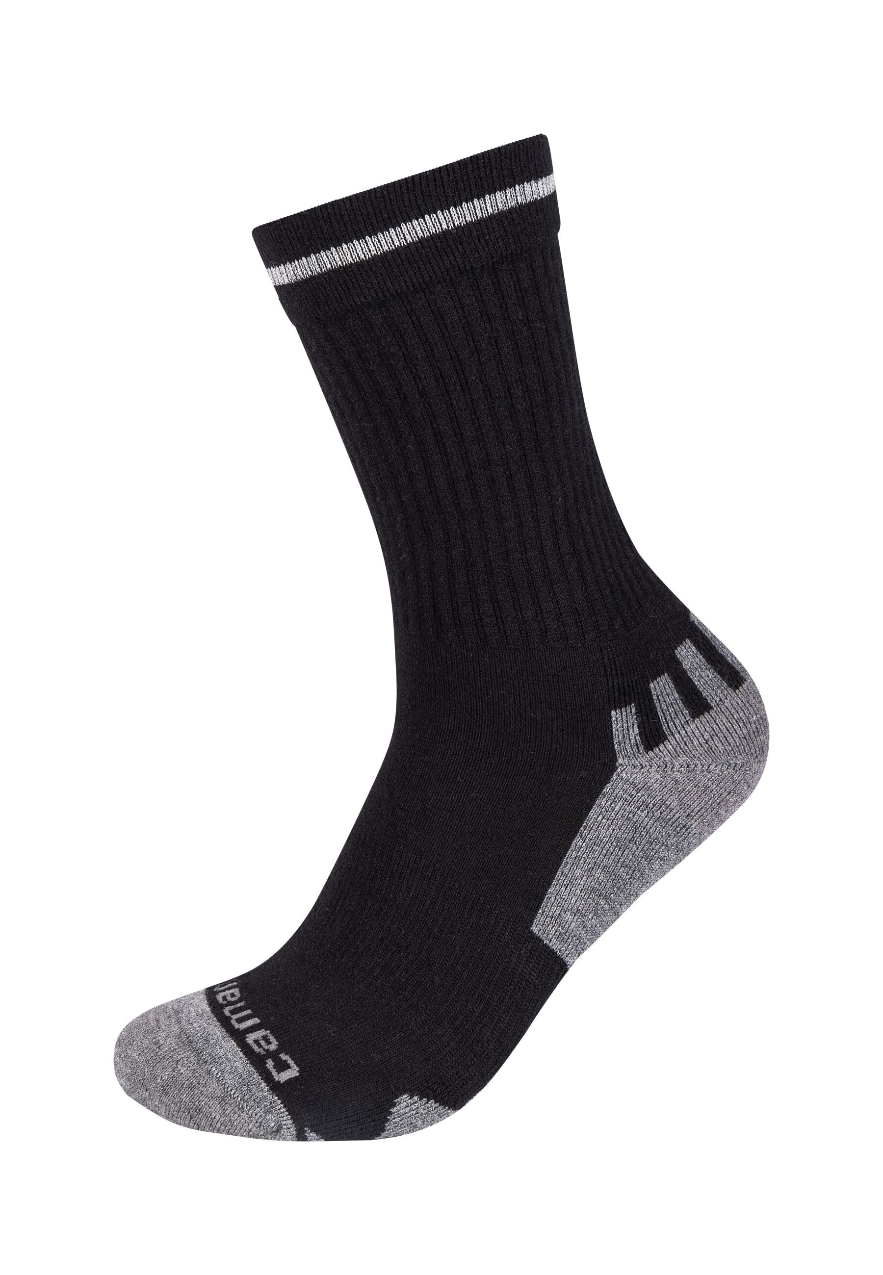 Camano "performance merino wool reflective 1er Pack" 1er Pack Mesh-Belüftungfür perfektes Fußklima, mit Mittelfuß-Bogenhalt