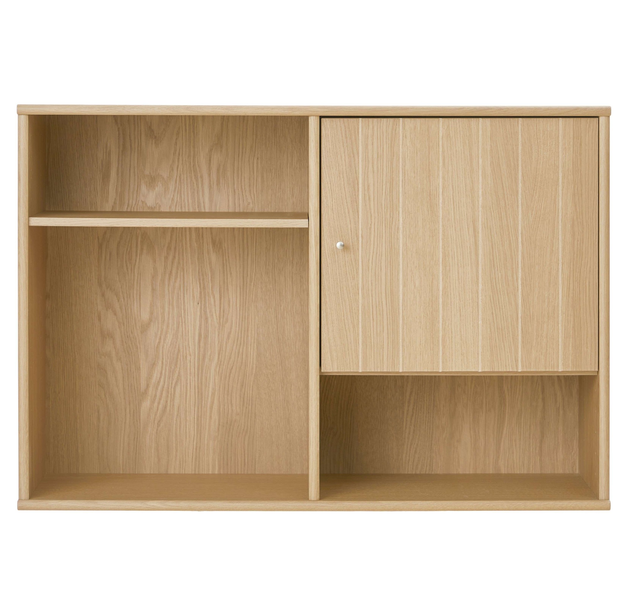 Thumbnail - Hammel Furniture Sideboard "Mistral, Hochwertig Hängeregal, Wandregal, mit gerillteTür H: 38 cm", und 2 verstellbare Ein...