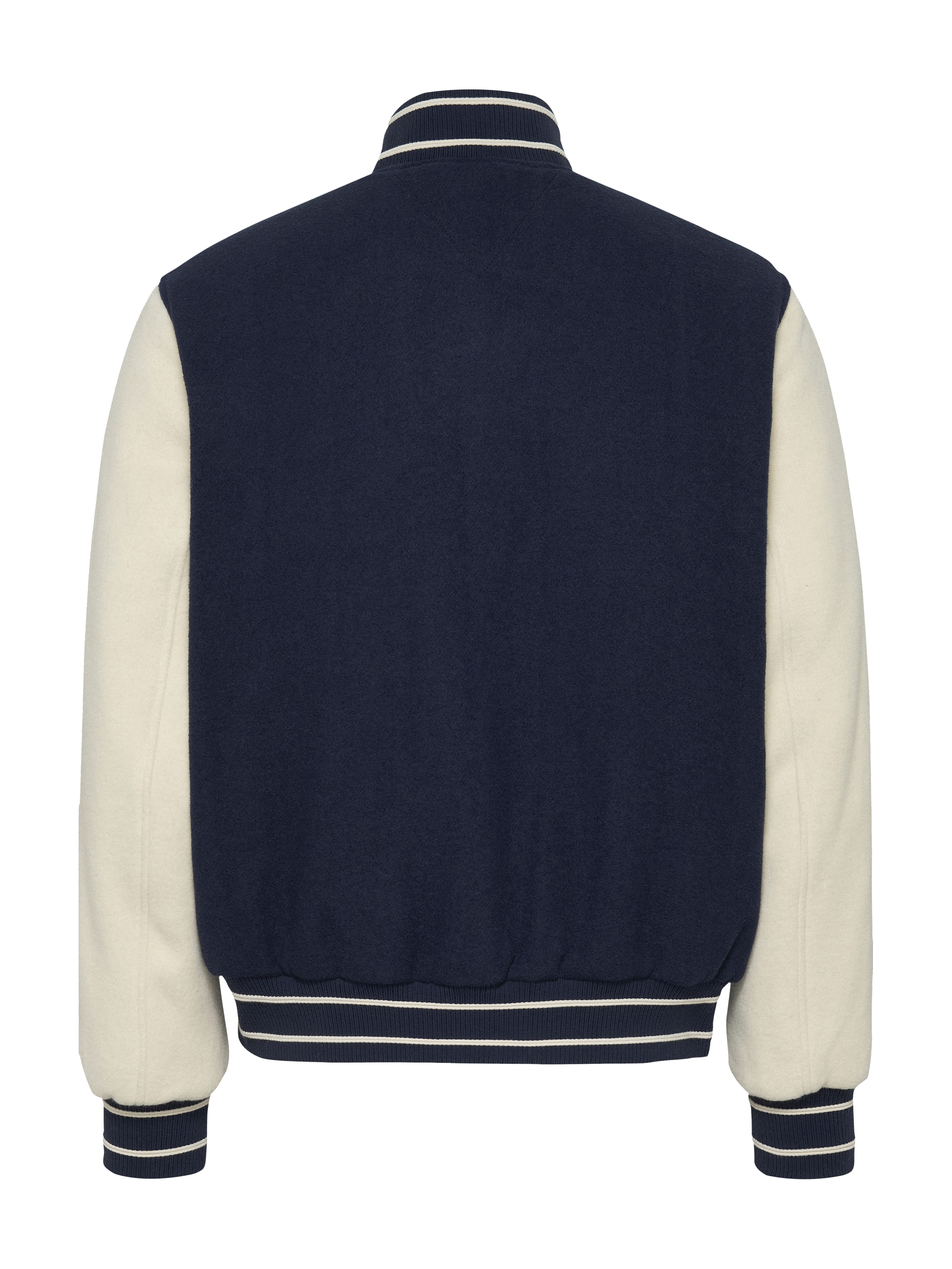 Tommy Jeans Bomberjacke »TJM WOOL BLEND VARSITY JKT EXT«, mit Colorblock-Design, Logostickerei