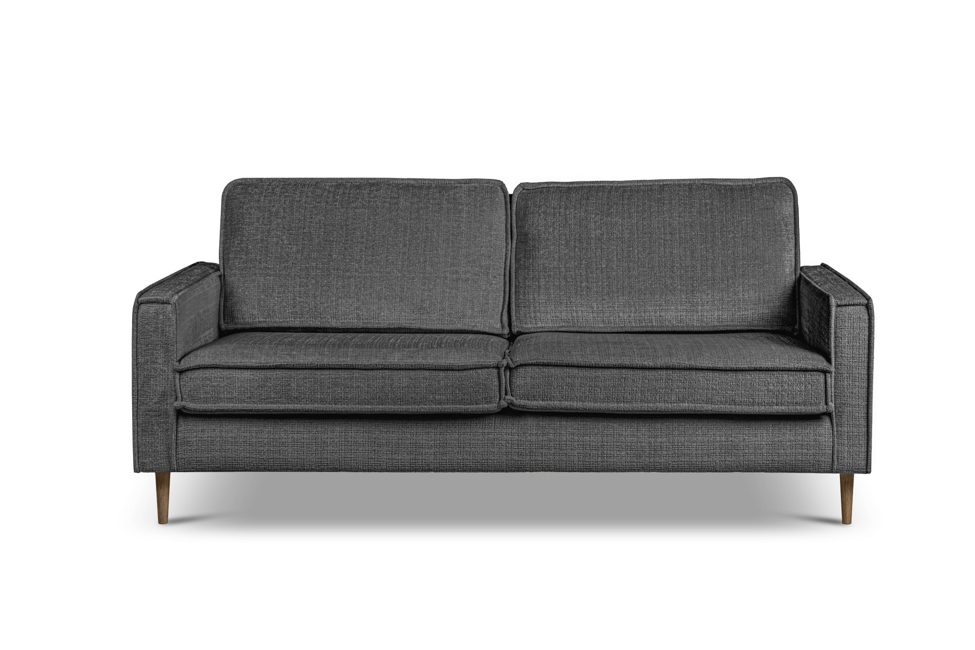 Home affaire 3-Sitzer "Pinto Skandi, 206 cm, Chenille, Struktur" mit Keder, günstig online kaufen