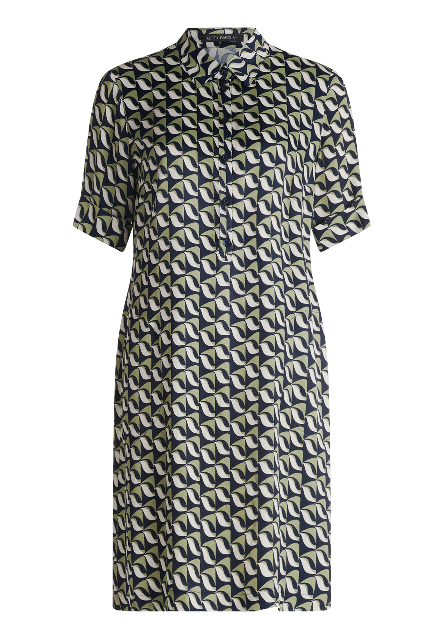 Betty Barclay Hemdblusenkleid »Damen mit Aufdruck« Nahttasche
