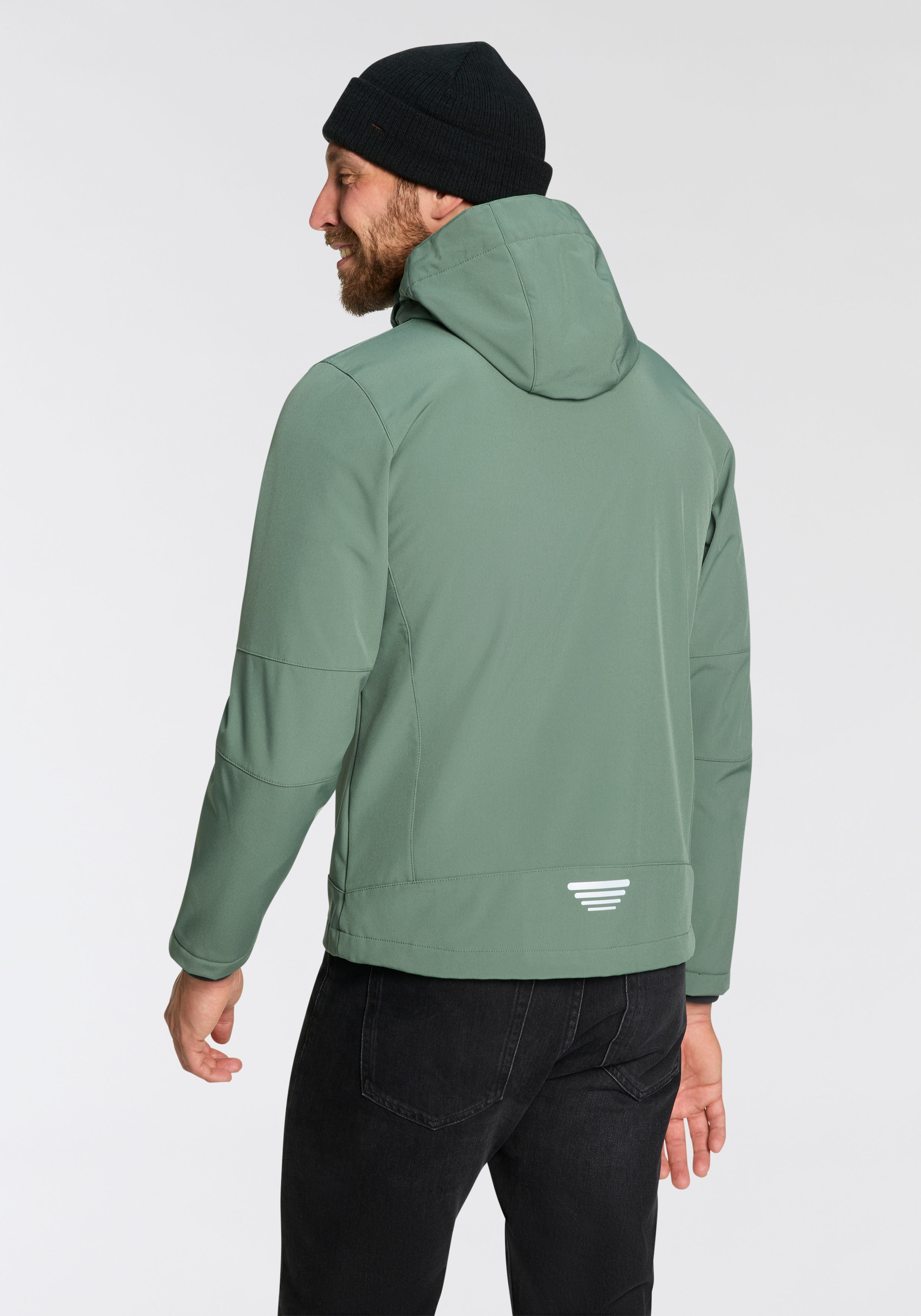 CMP Softshelljacke, (1 St.), mit Kapuze, Wasserabweisend & Winddicht & Atmungsaktiv