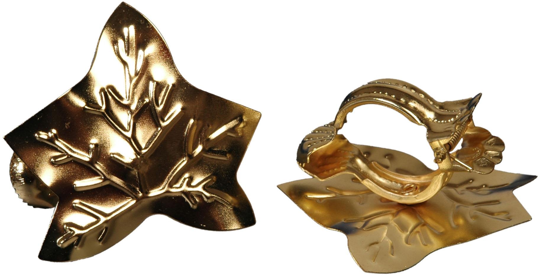 Liedeco Dekoklammer »Blatt« für Gardinen, Vorhänge