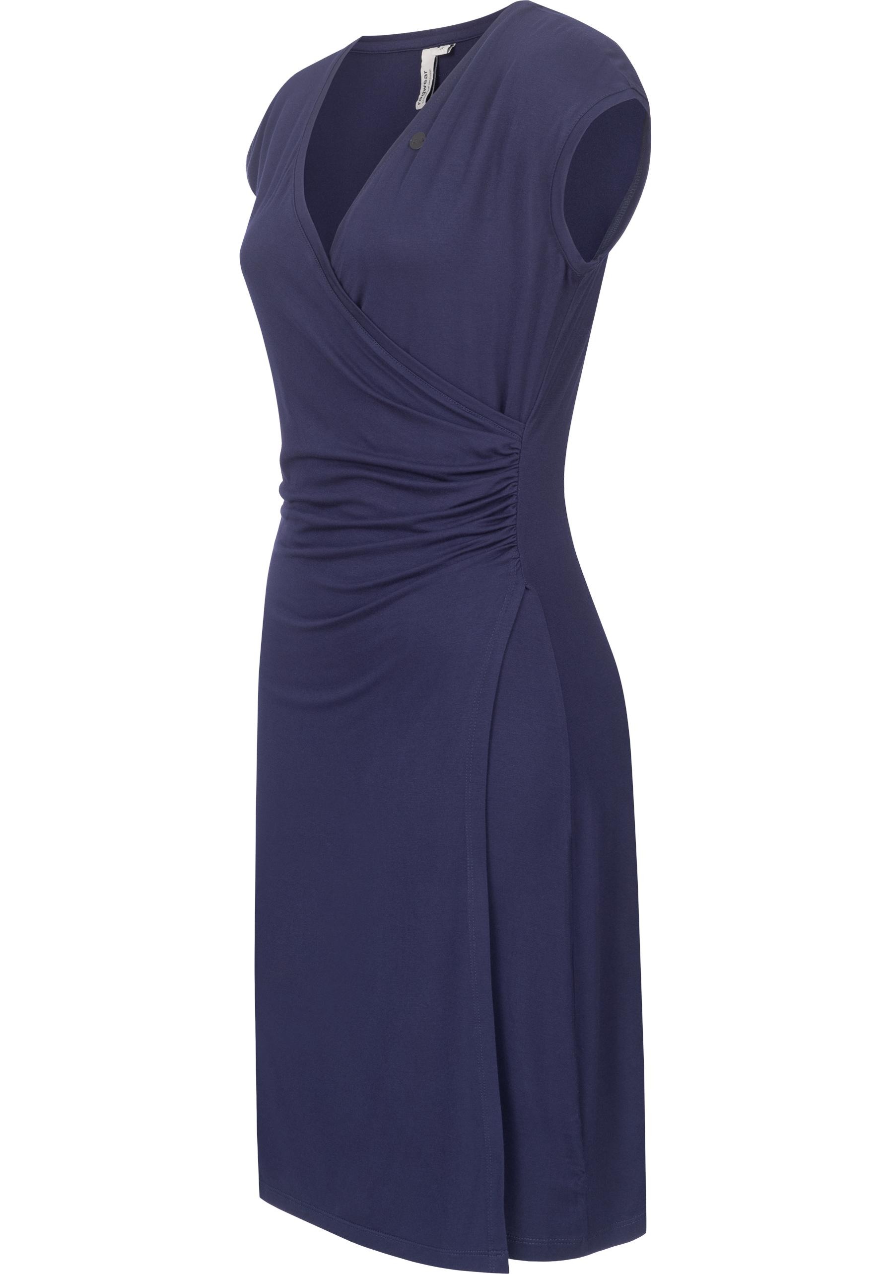Ragwear Etuikleid "Crupi", figurbetontes Sommerkleid mit Raffung an der Tai günstig online kaufen