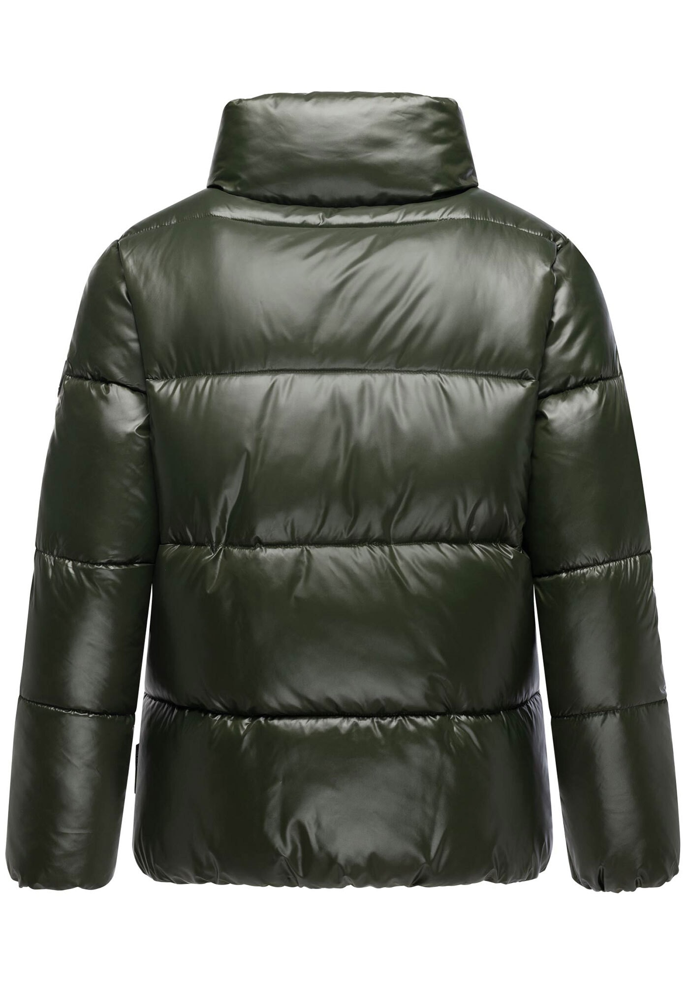 Marikoo Winterjacke »Hazalee«, mit leicht gläzendem Obermaterial und hohem Kragen