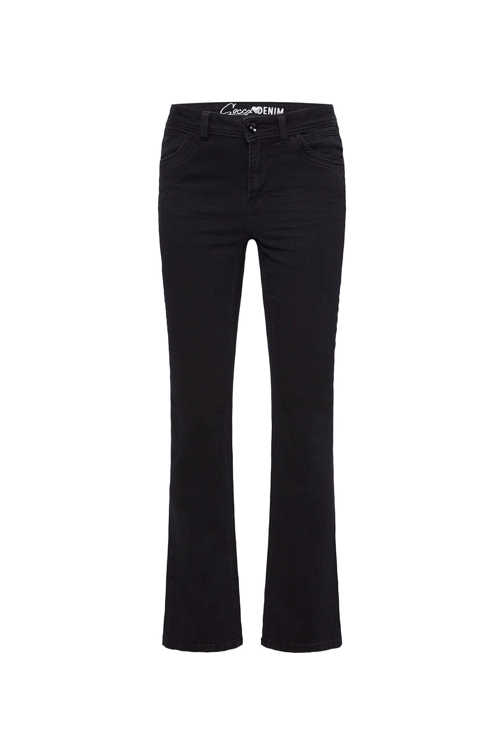 SOCCX Regular-fit-Jeans, mit hoher Leibhöhe
