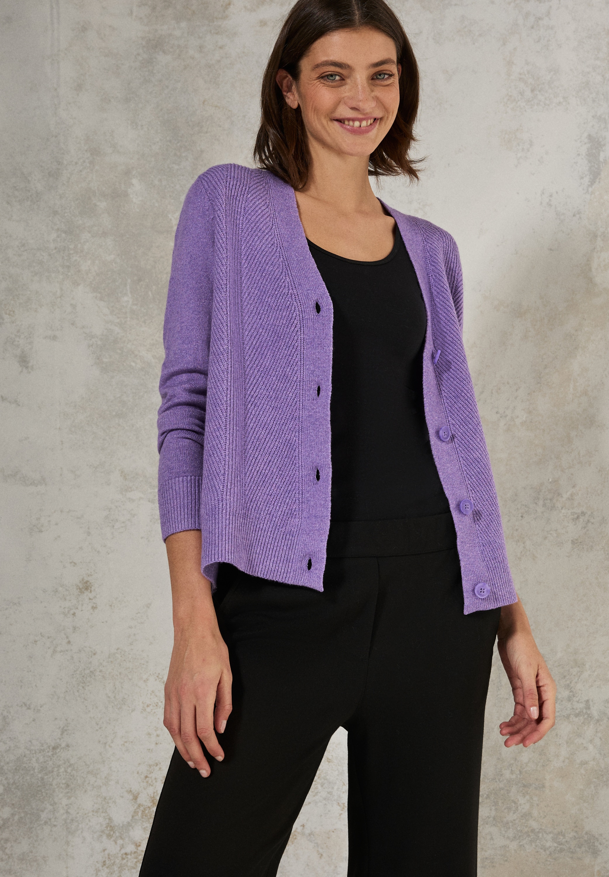 Cecil Cardigan mit V-Ausschnitt