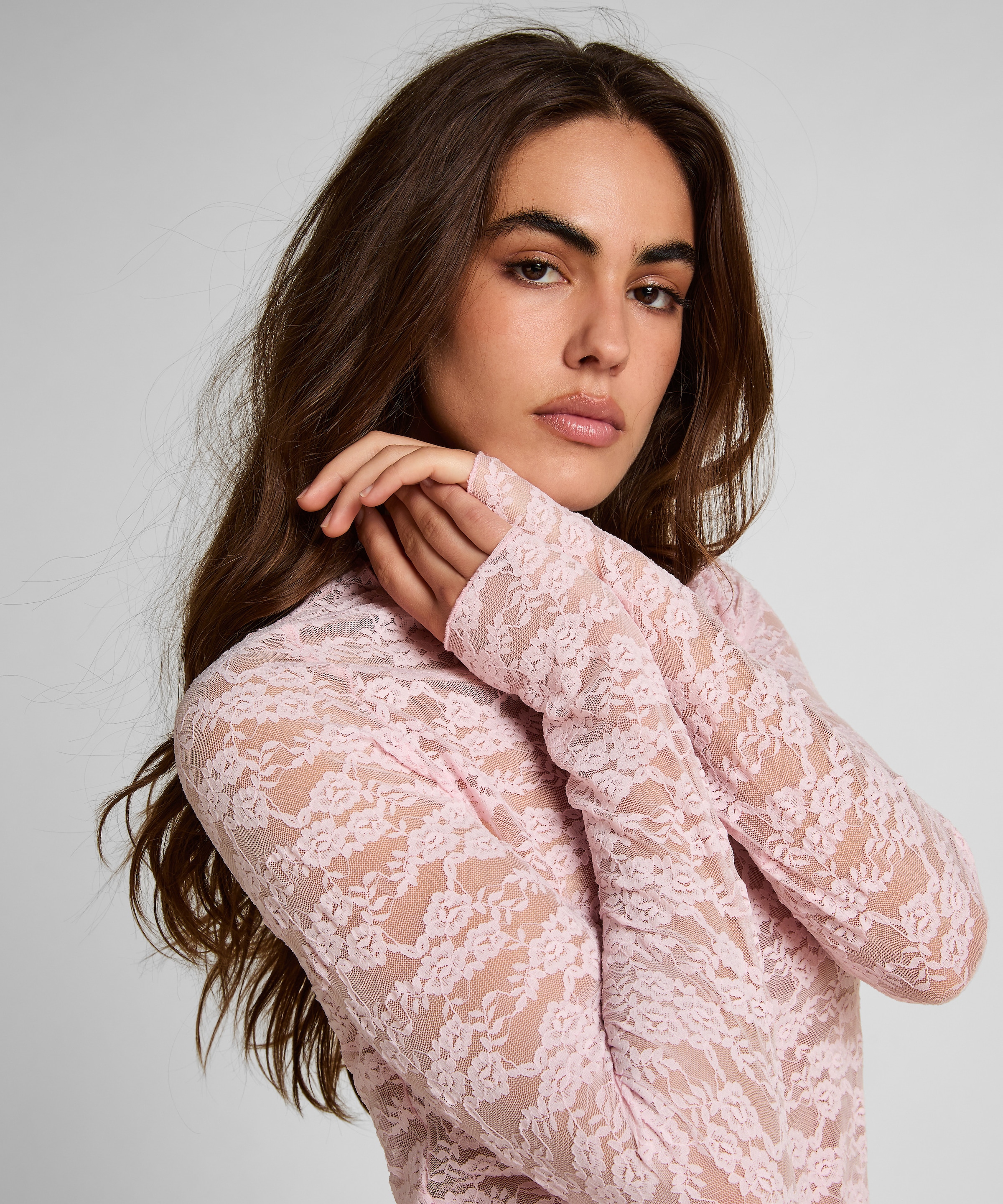 Hunkemöller Pyjama »Top aus Allover-Spitze«