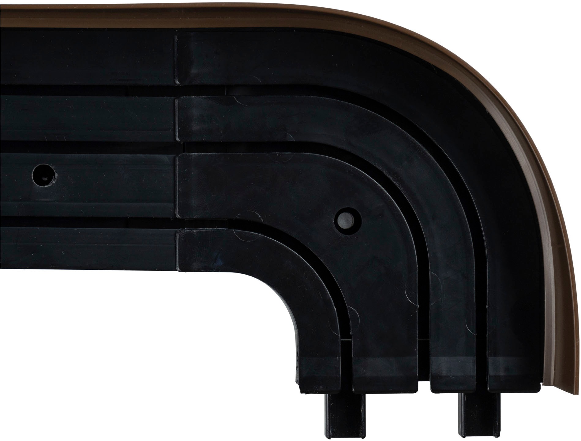 SN DECO GROUP Gardinenschiene »SH3«, 3 läufig-läufig, Fixmaß, mit Blende 5 cm