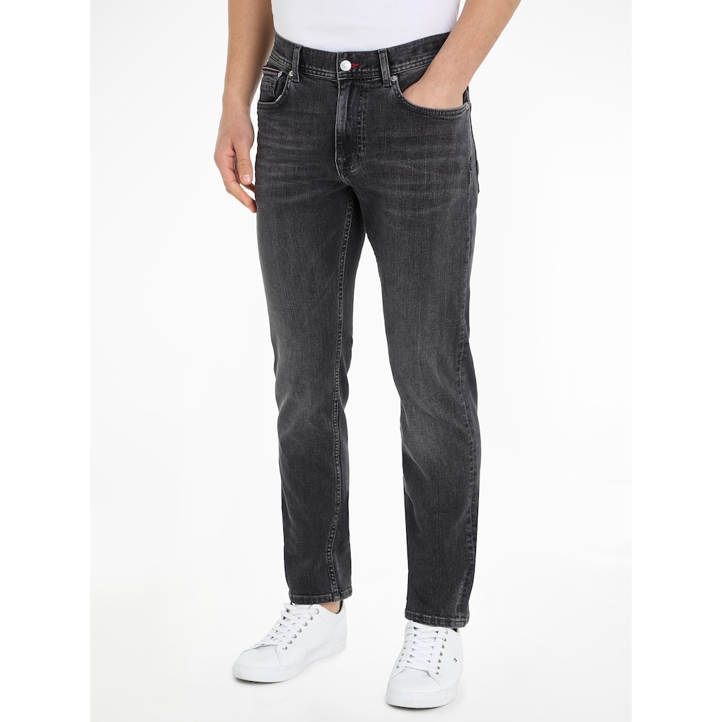 Tommy Hilfiger 5-Pocket-Jeans »STRAIGHT DENTON STR SALTON BLK«