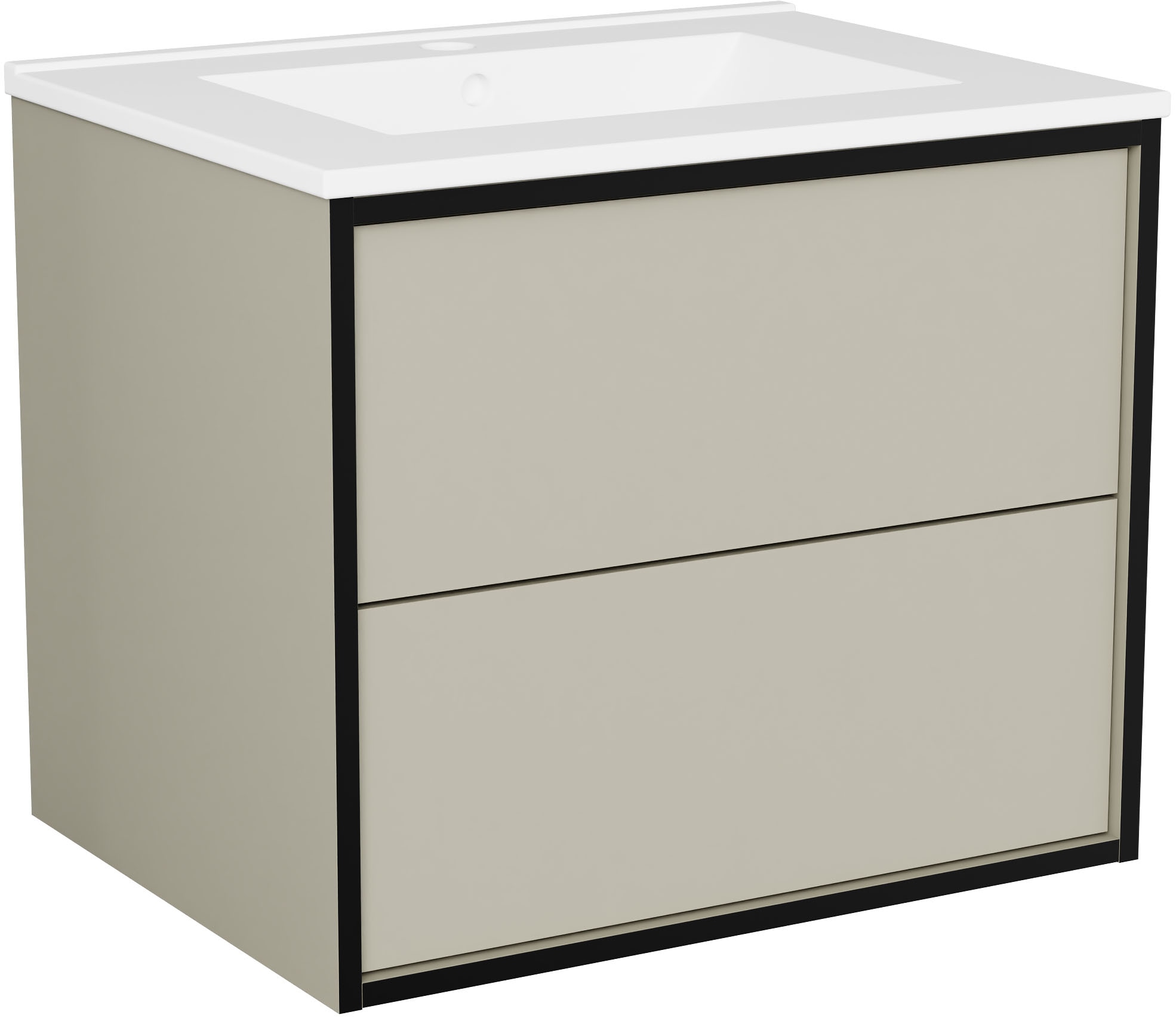 welltime Waschtisch "Waschbeckenunterschrank Line mit Waschbecken,Badmöbel, günstig online kaufen