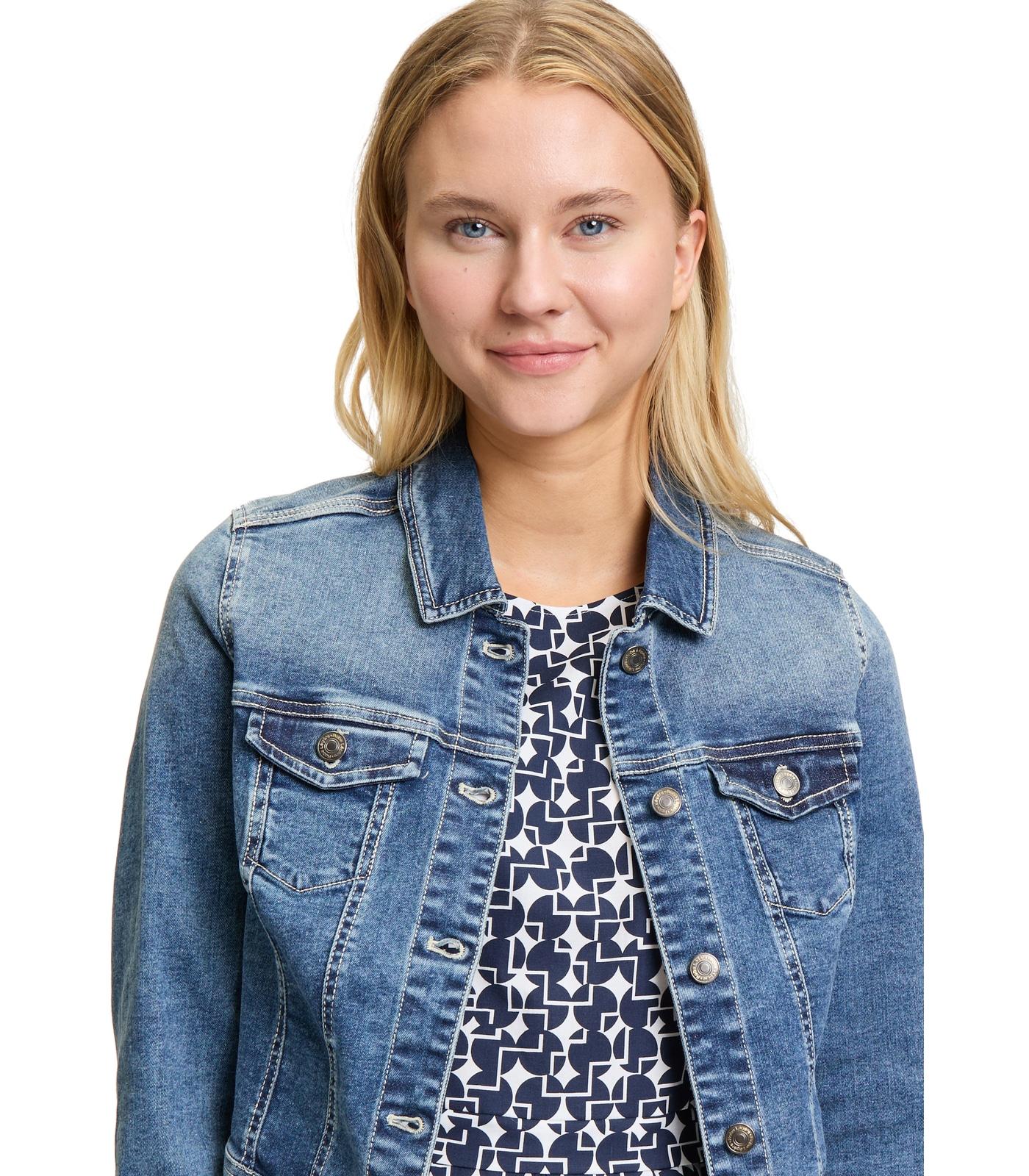 Vera Mont Jeansjacke »Vera Mont Jeansjacke mit Waschung«