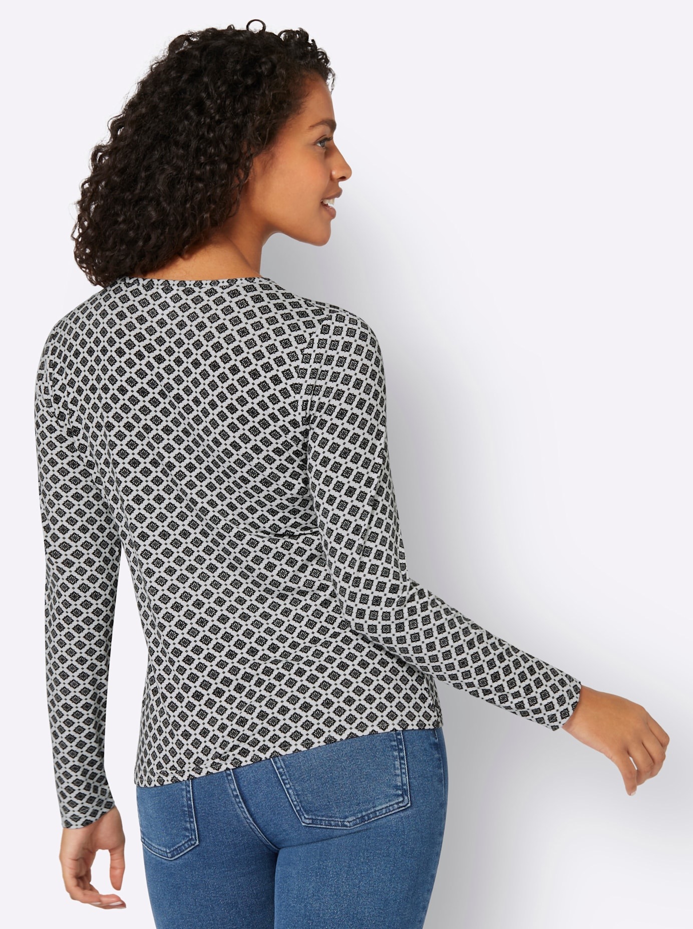 Inspirationen V-Shirt "Druck-Shirt", 1 Stk. günstig online kaufen