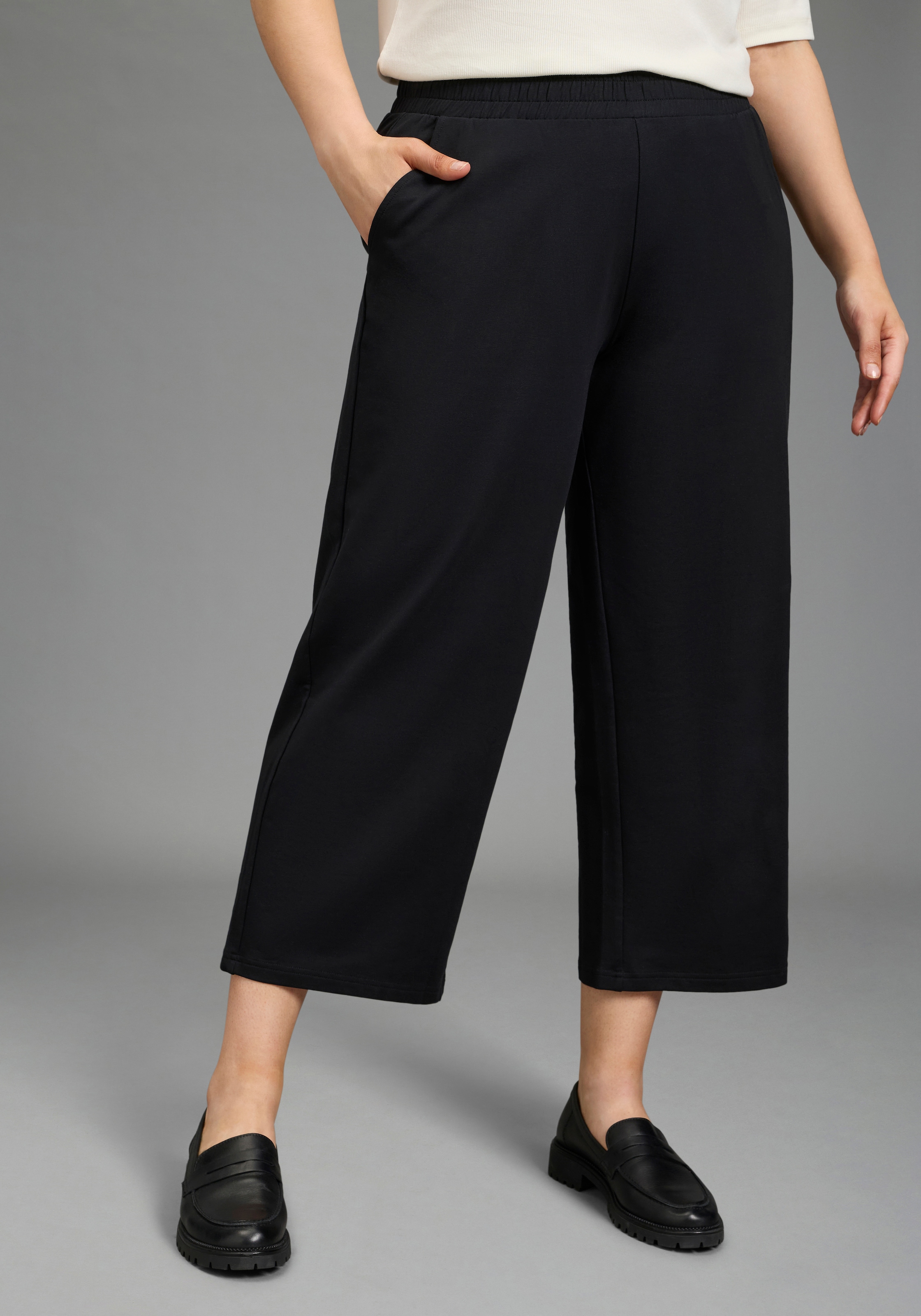 Laura Scott CURVE Culotte mit innenliegendem Gummizug im Bund, aus Baumwoll günstig online kaufen