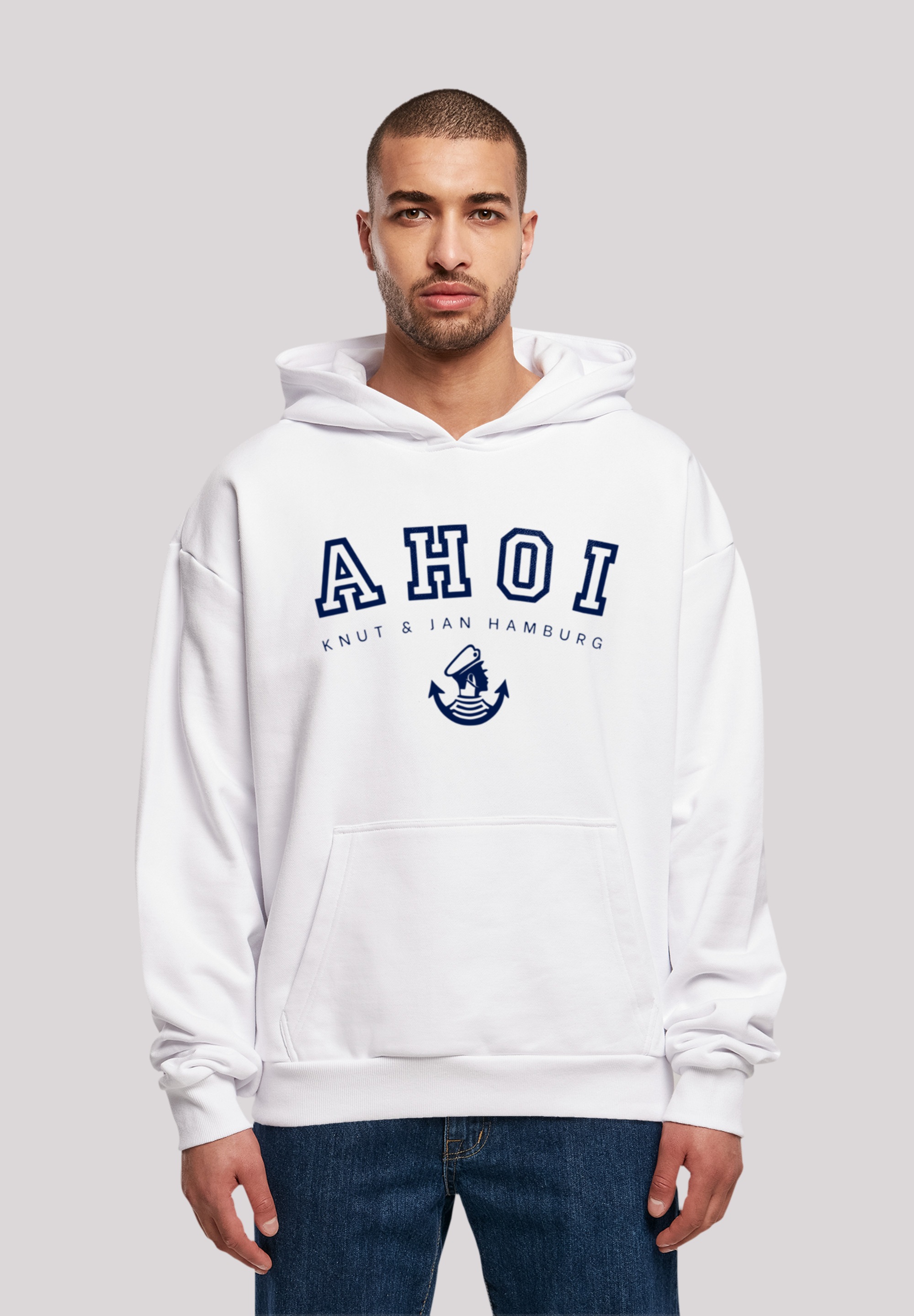 Kapuzenpullover »Hoodie Ahoi Knut & Jan Hamburg«, Print