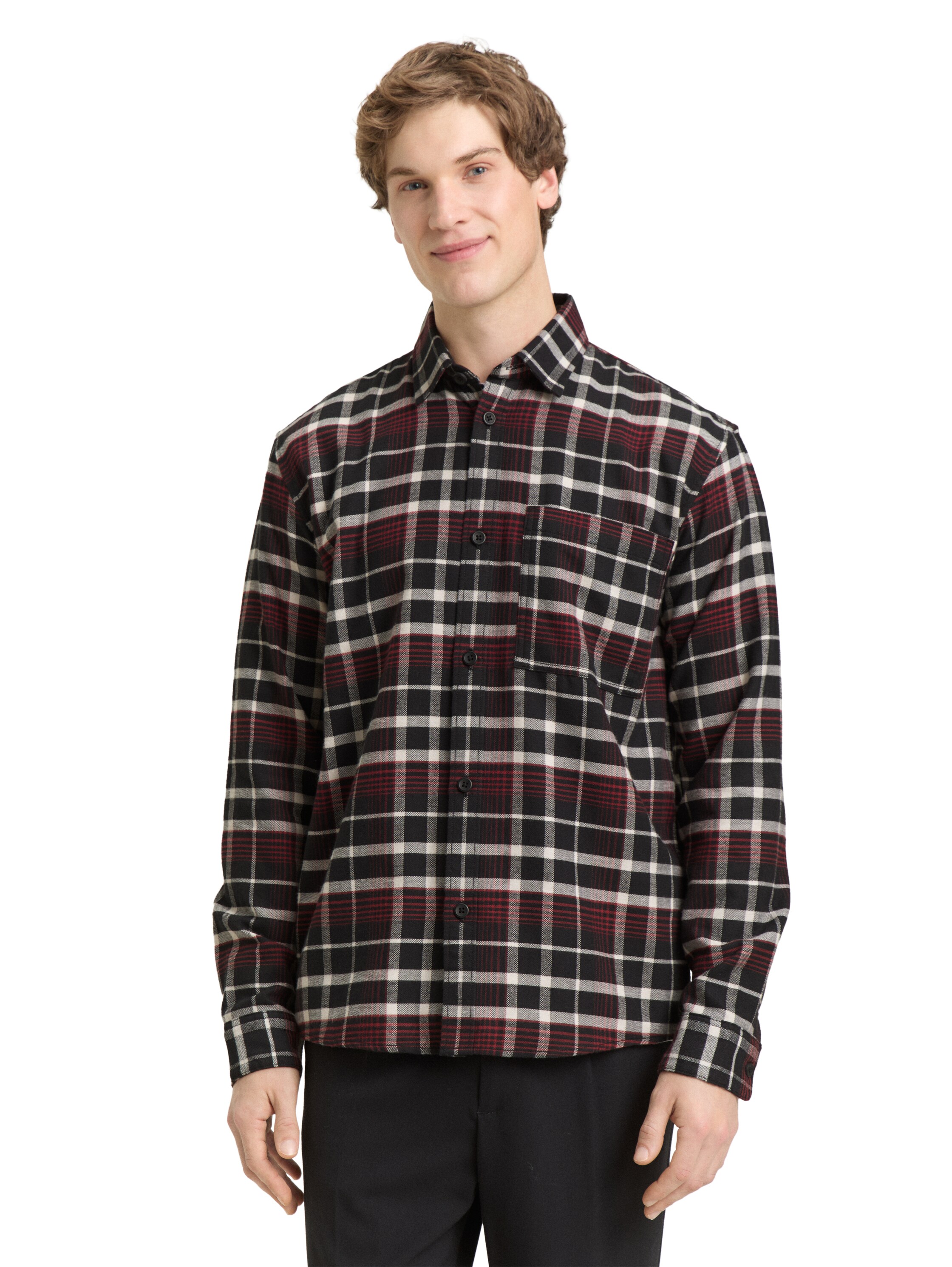 Thumbnail - TOM TAILOR Denim Langarmhemd kariert