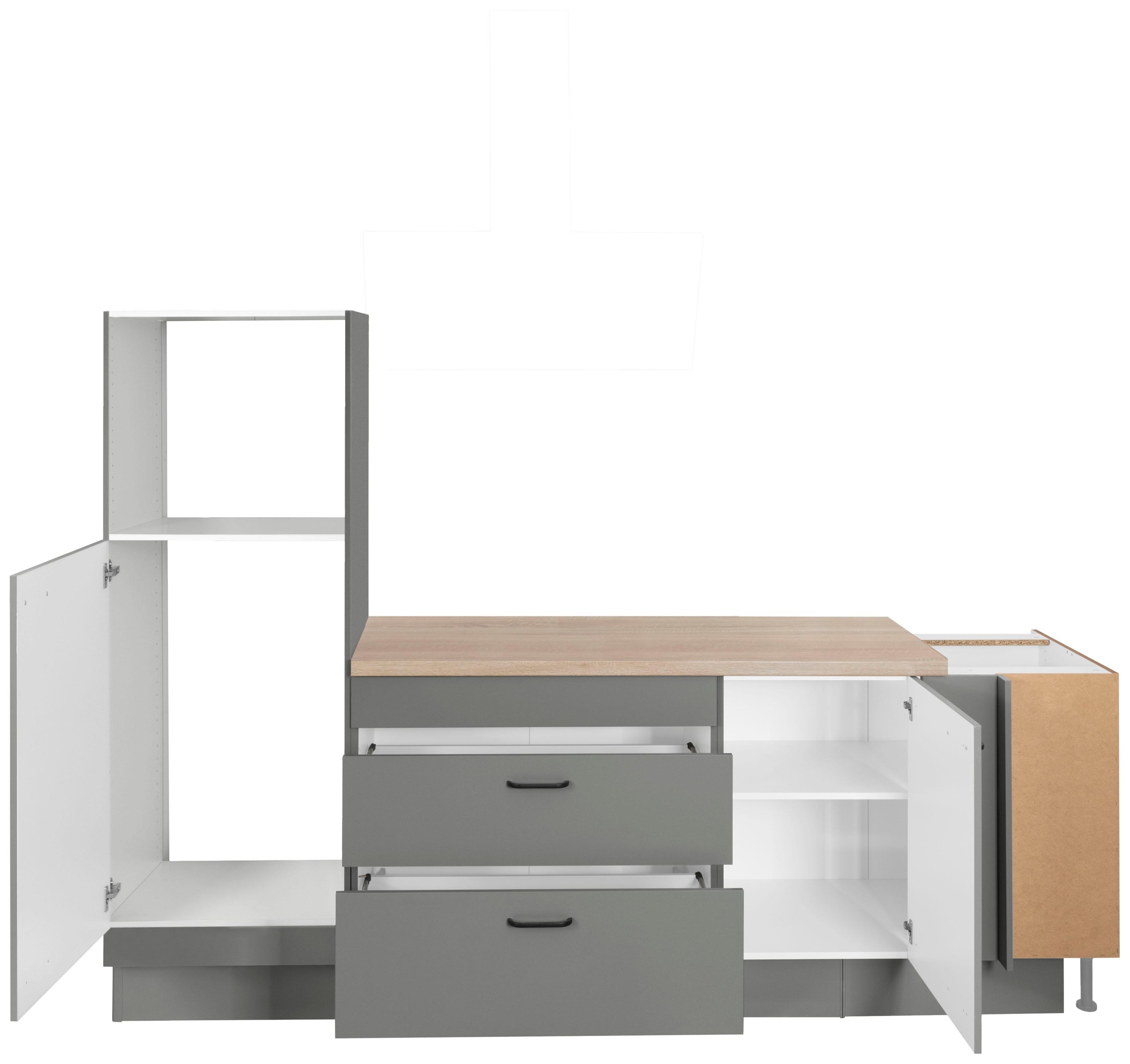 OPTIFIT Winkelküche »Elga«, Soft-Close-Funktion, höhenverstellbaren Füßen, Stellbreite 265 x 175cm