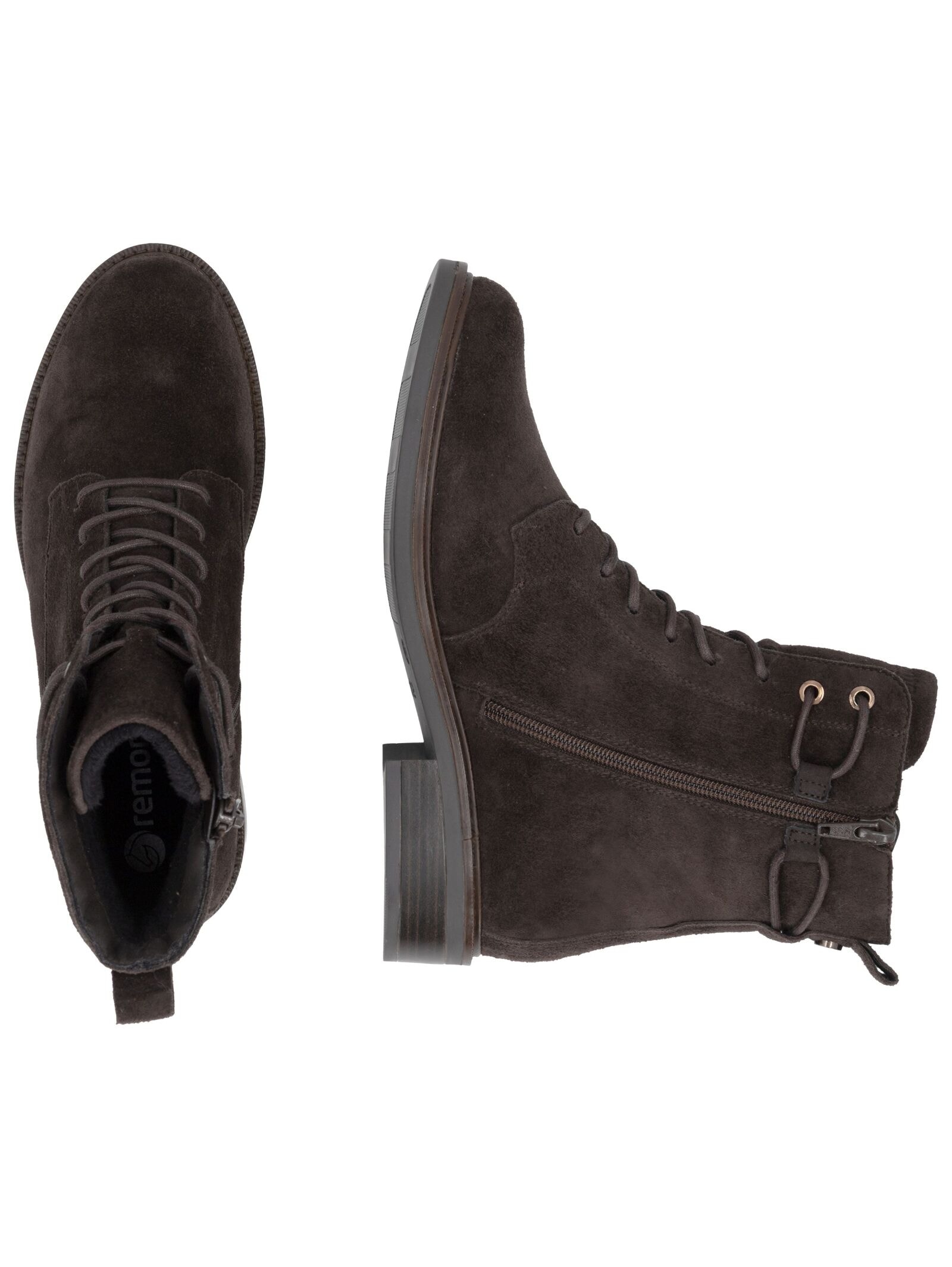 Remonte Schnürstiefelette »Remonte Stiefelette Veloursleder«
