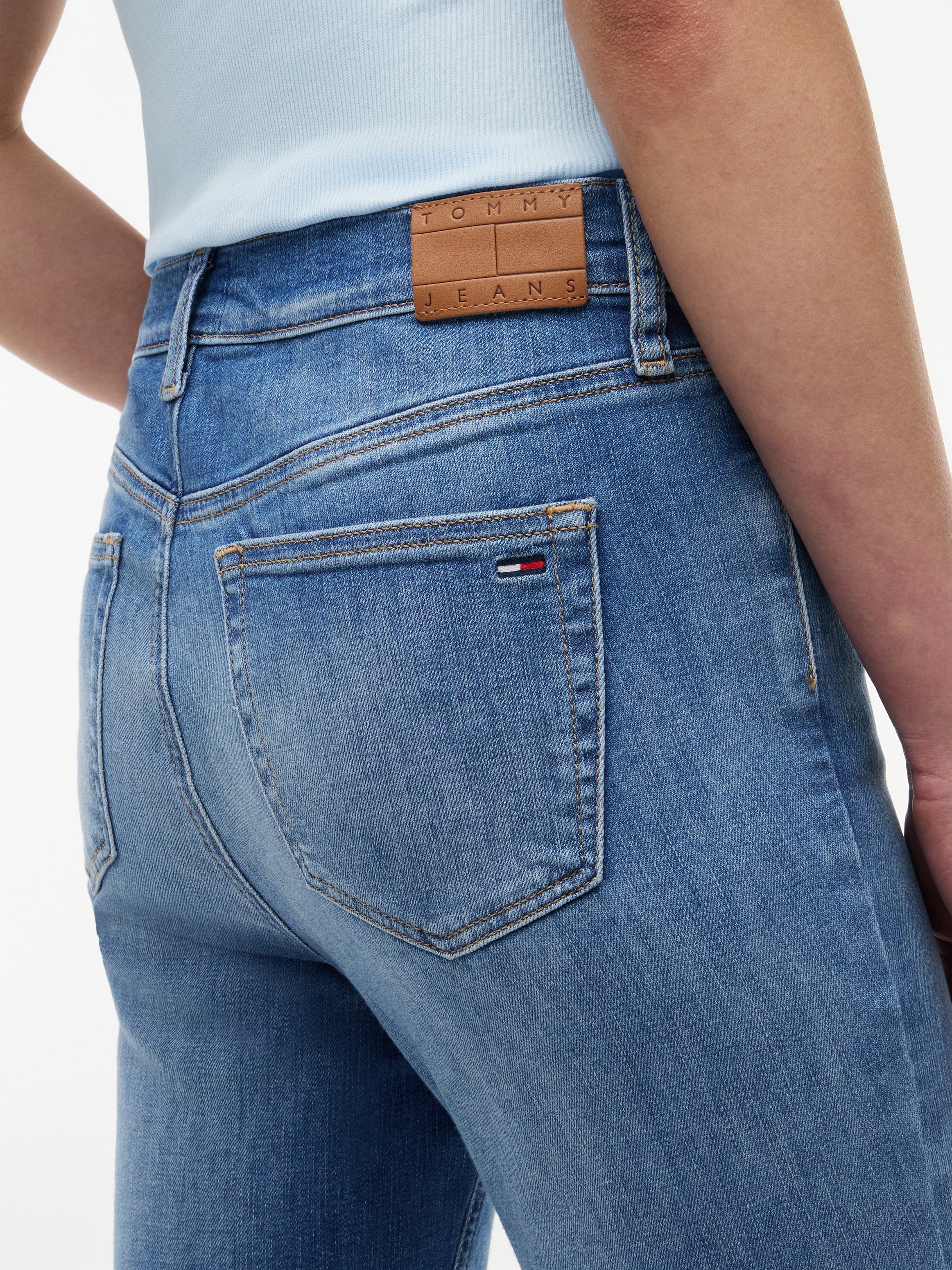 Tommy Jeans Skinny-fit-Jeans »NORA MR SKNY« Baumwollmischung, skinny fit