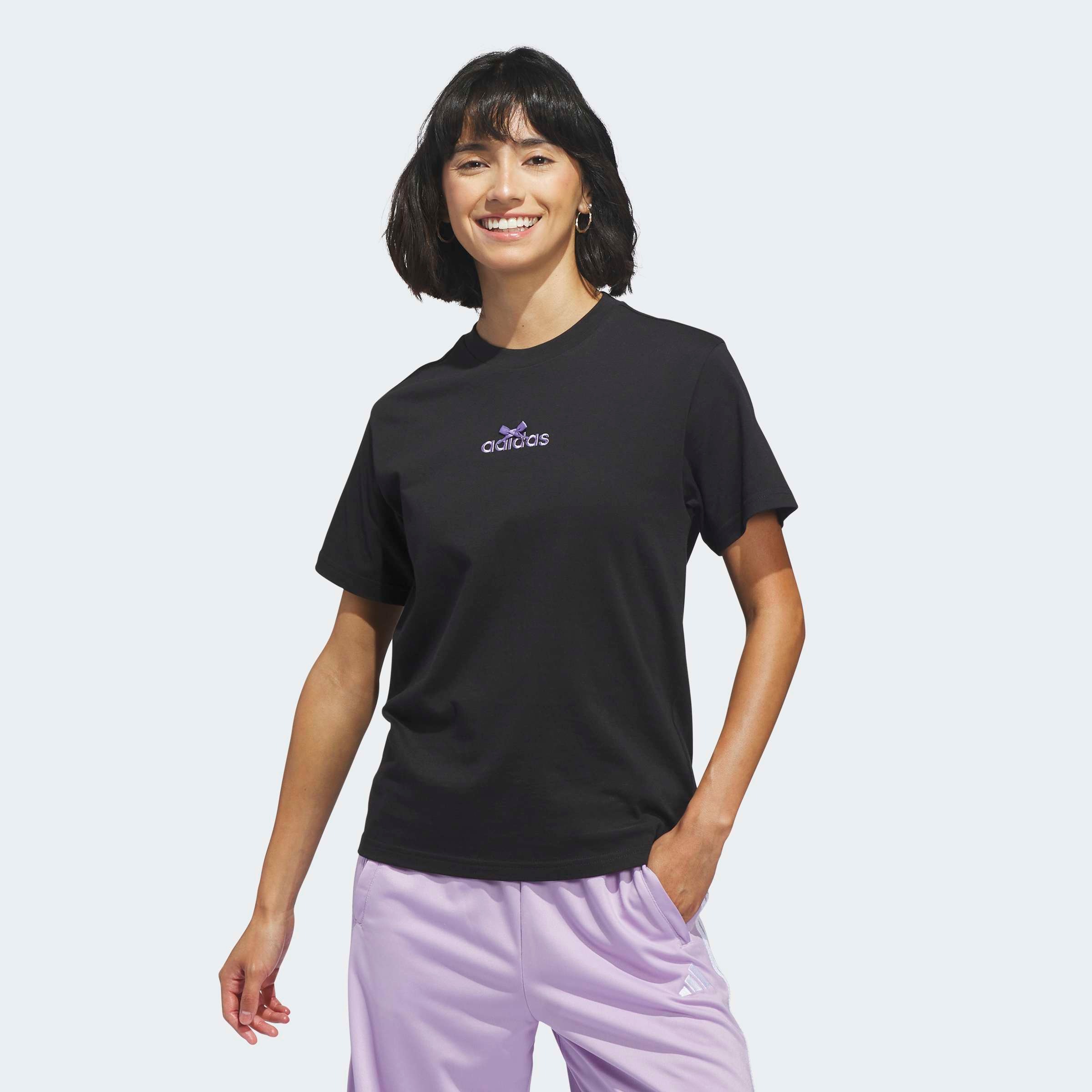 adidas Sportswear T-Shirt "BOW ON LINEAR LOGO GRAPHIC" günstig online kaufen