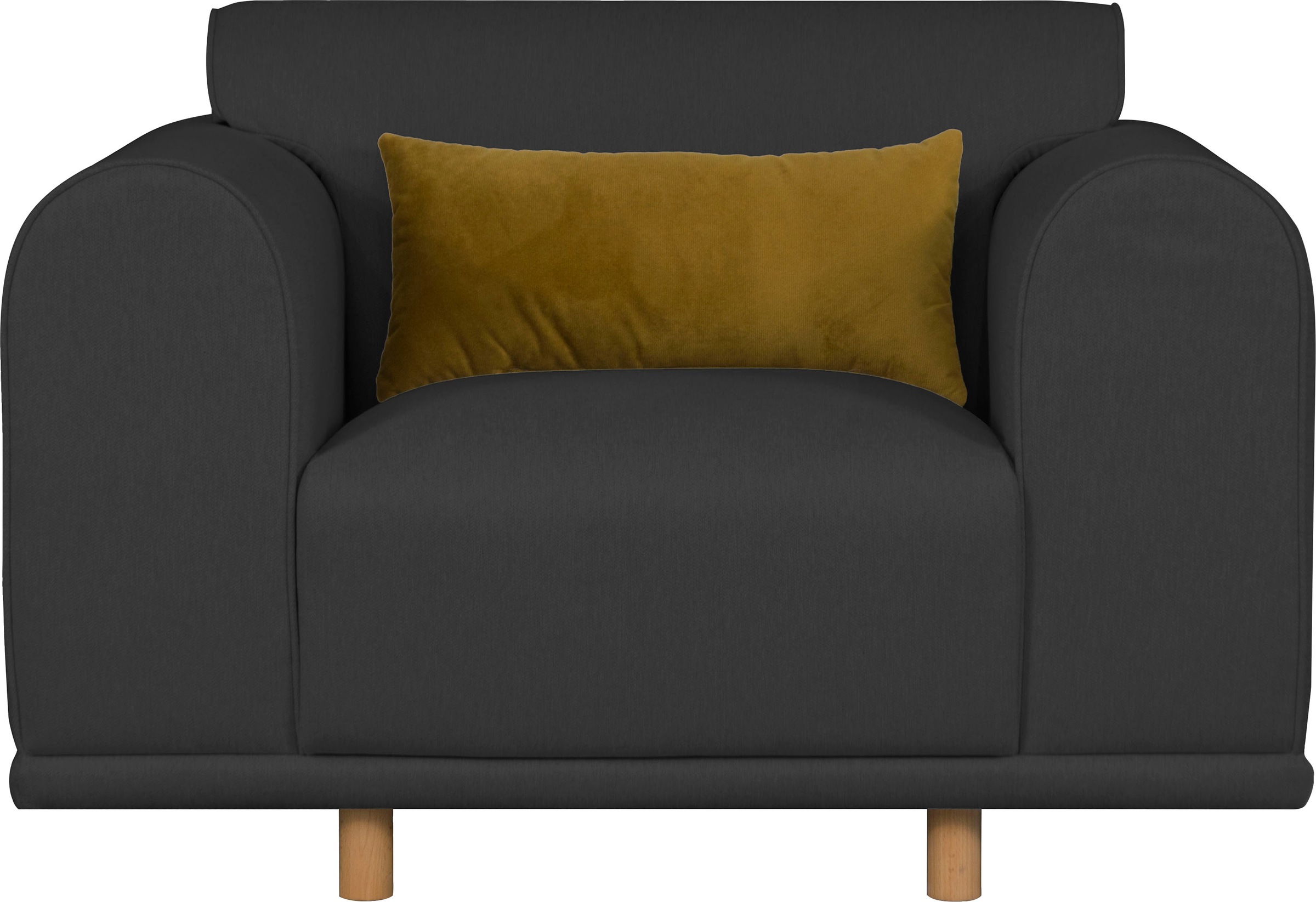 andas Loveseat »Maroon Sessel«, in skandinavischem Design, mit losem Kissen