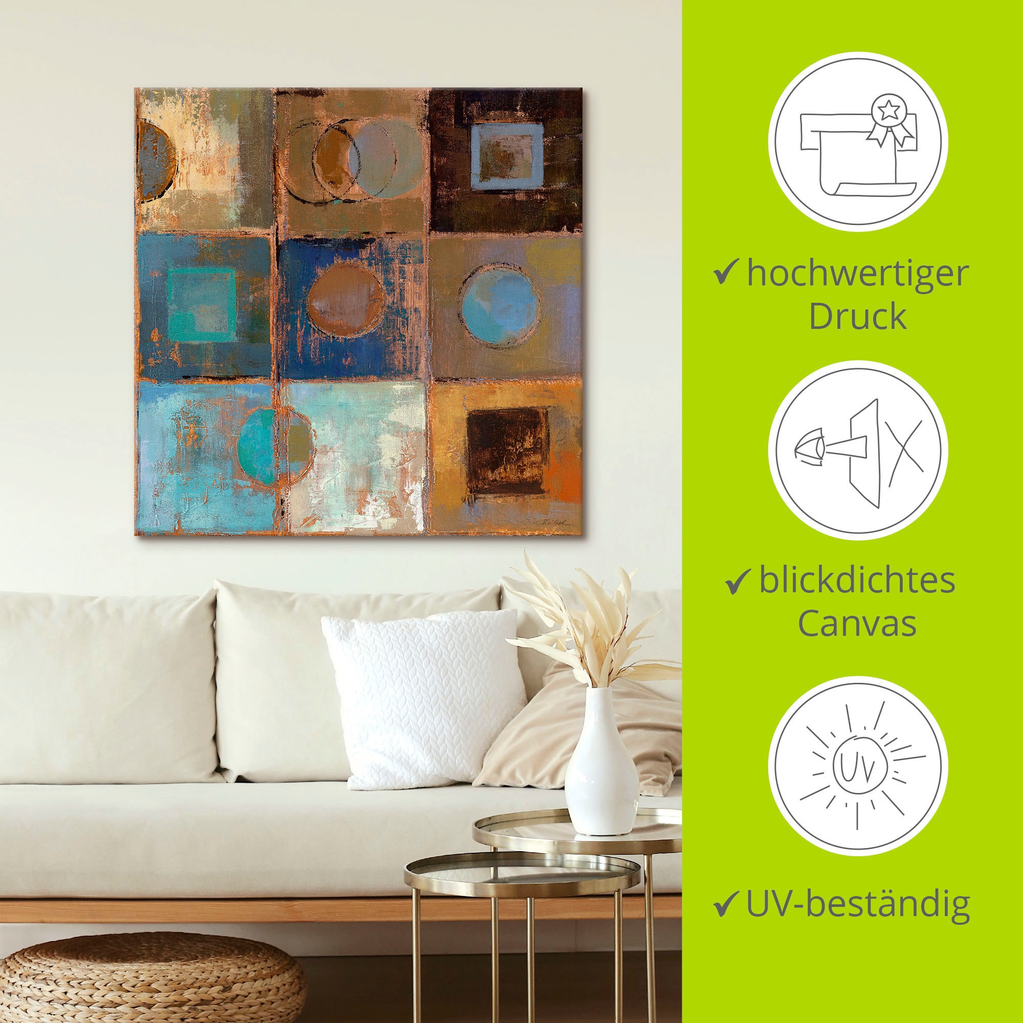 Artland Wandbild »Weg passieren III«, Muster, (1 St.), als Leinwandbild, Poster, Wandaufkleber in verschied. Größen