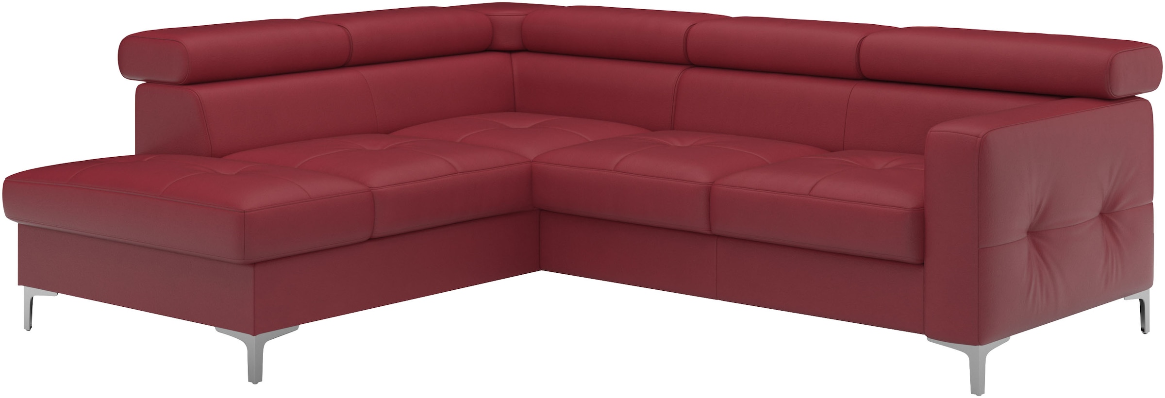 COTTA Ecksofa mit Kopfteilverstellung, wahlweise mit Schlaffunktion & Bettkasten