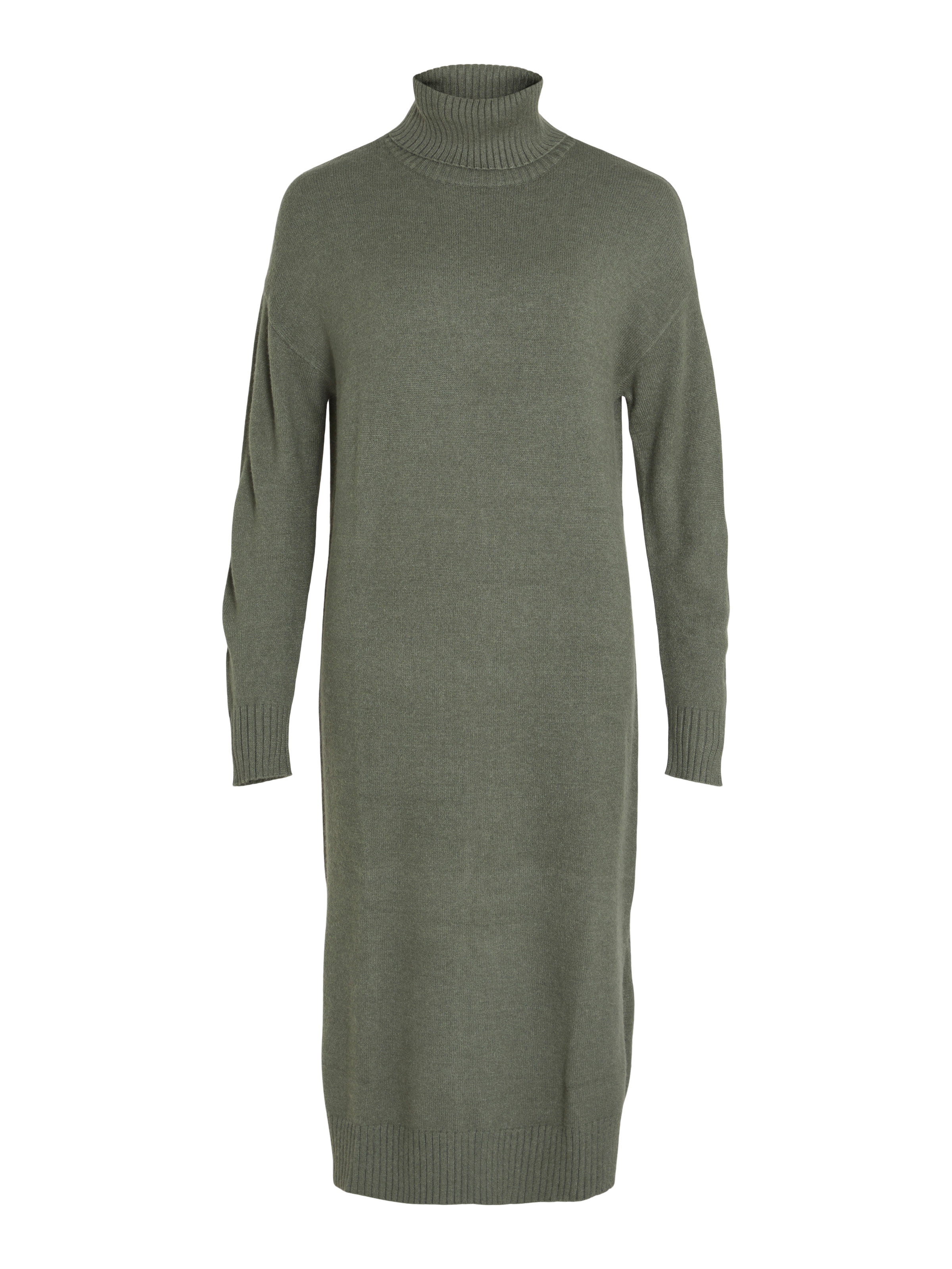 Vila Strickkleid »VIRIL ROLL NECK L/S MIDI DRESS - NOOS«
