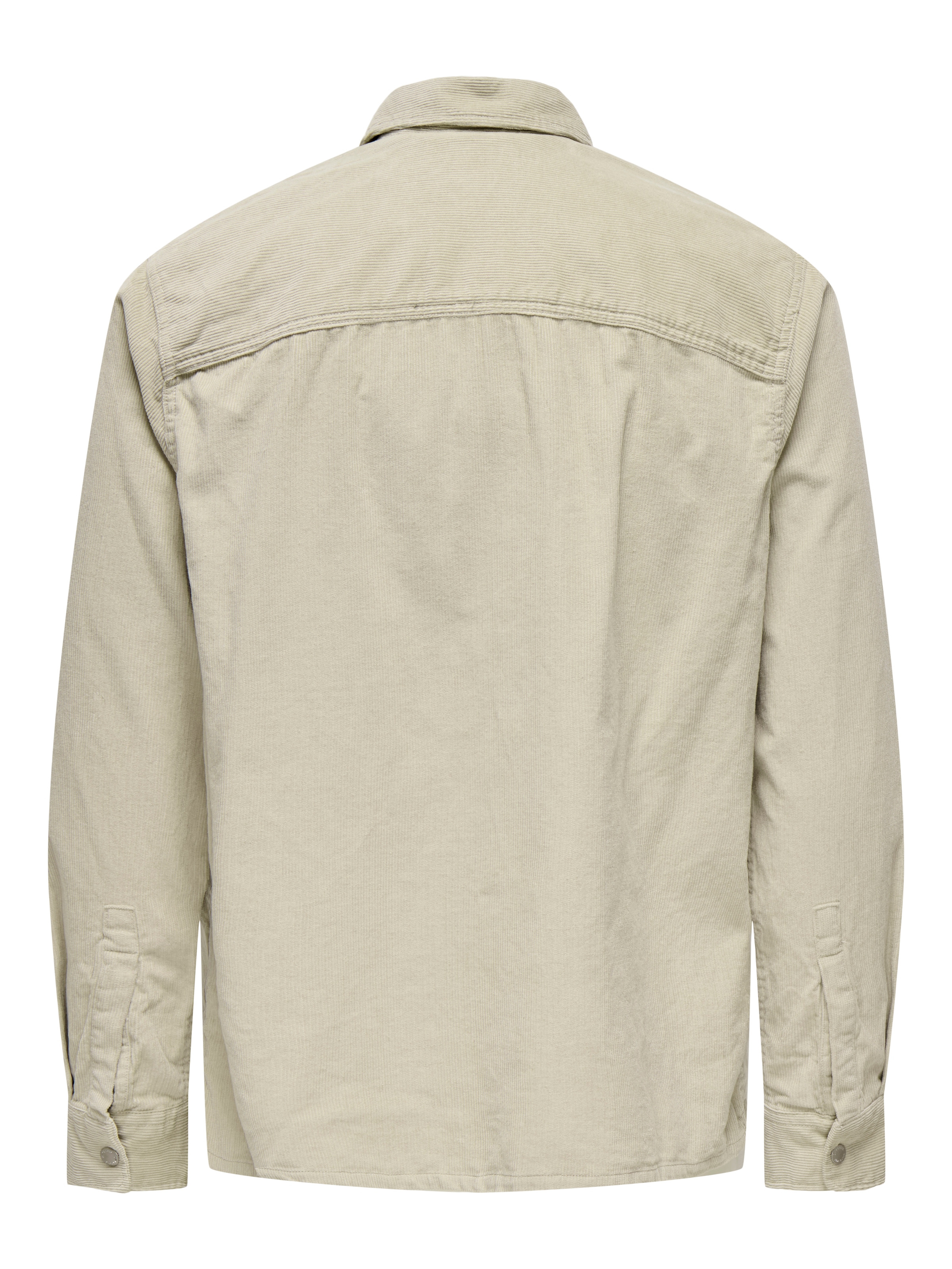ONLY & SONS Langarmhemd »ONSALP 14W RLX 2PKT WASHD CORD LS ZIP«