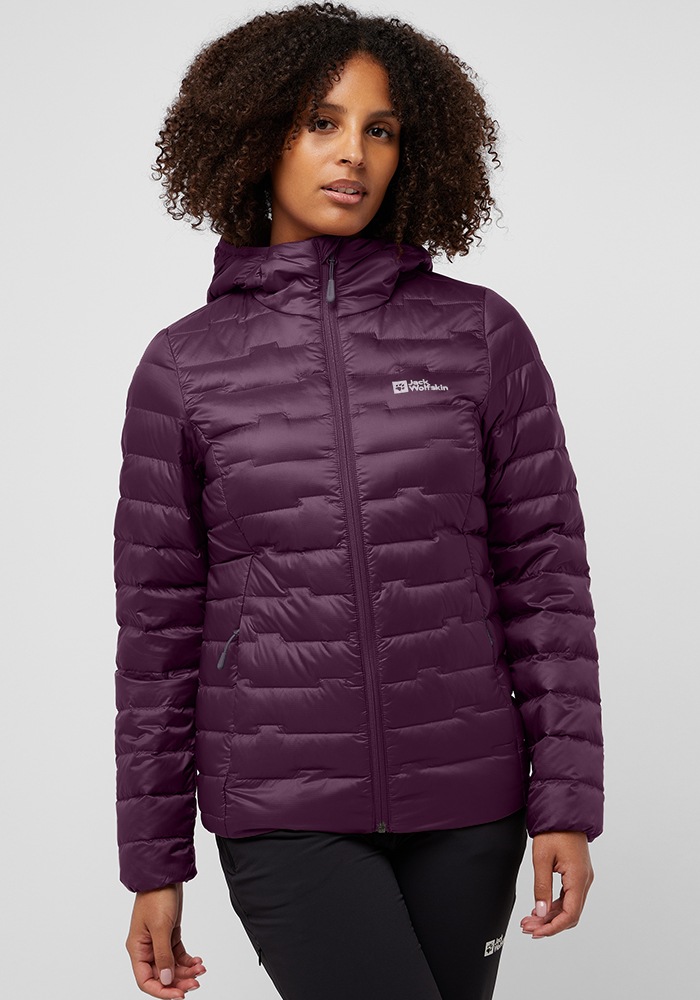 Jack Wolfskin Daunenjacke "PASSAMANI DOWN HOODY W", mit Kapuze