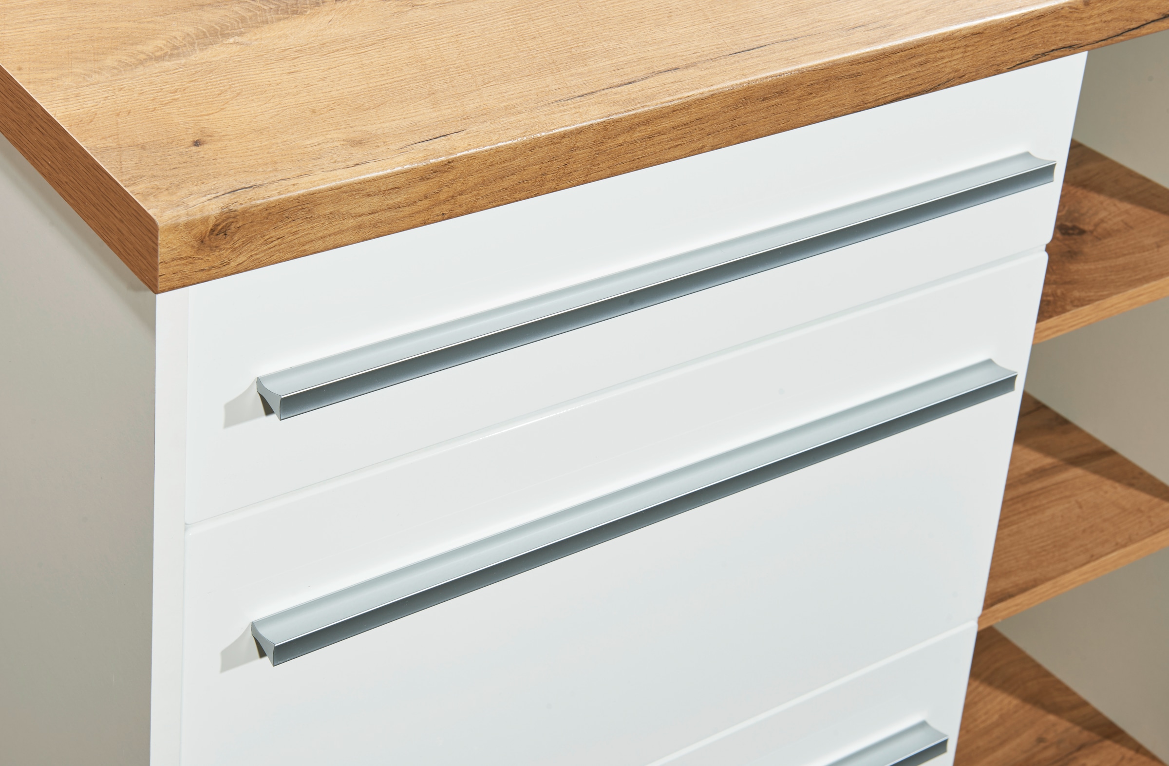 RESPEKTA Küchenzeile und Kücheninsel »Gabriel«, Breite 290/150 cm mit Soft-Close