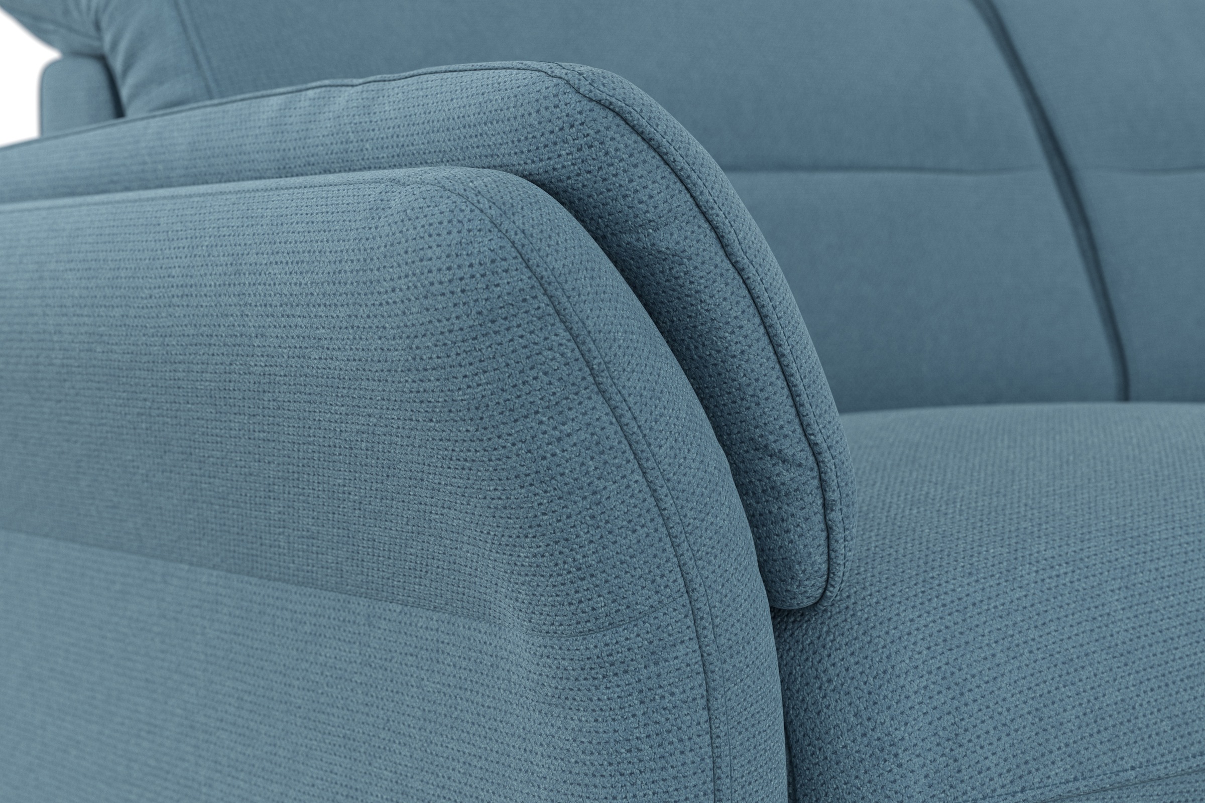 sit&more Ecksofa »Grenoble L-Form mit Federkern«, wahlweise mit Bettfunktion, Bettkasten, Arm- und Kopfteilverstellung