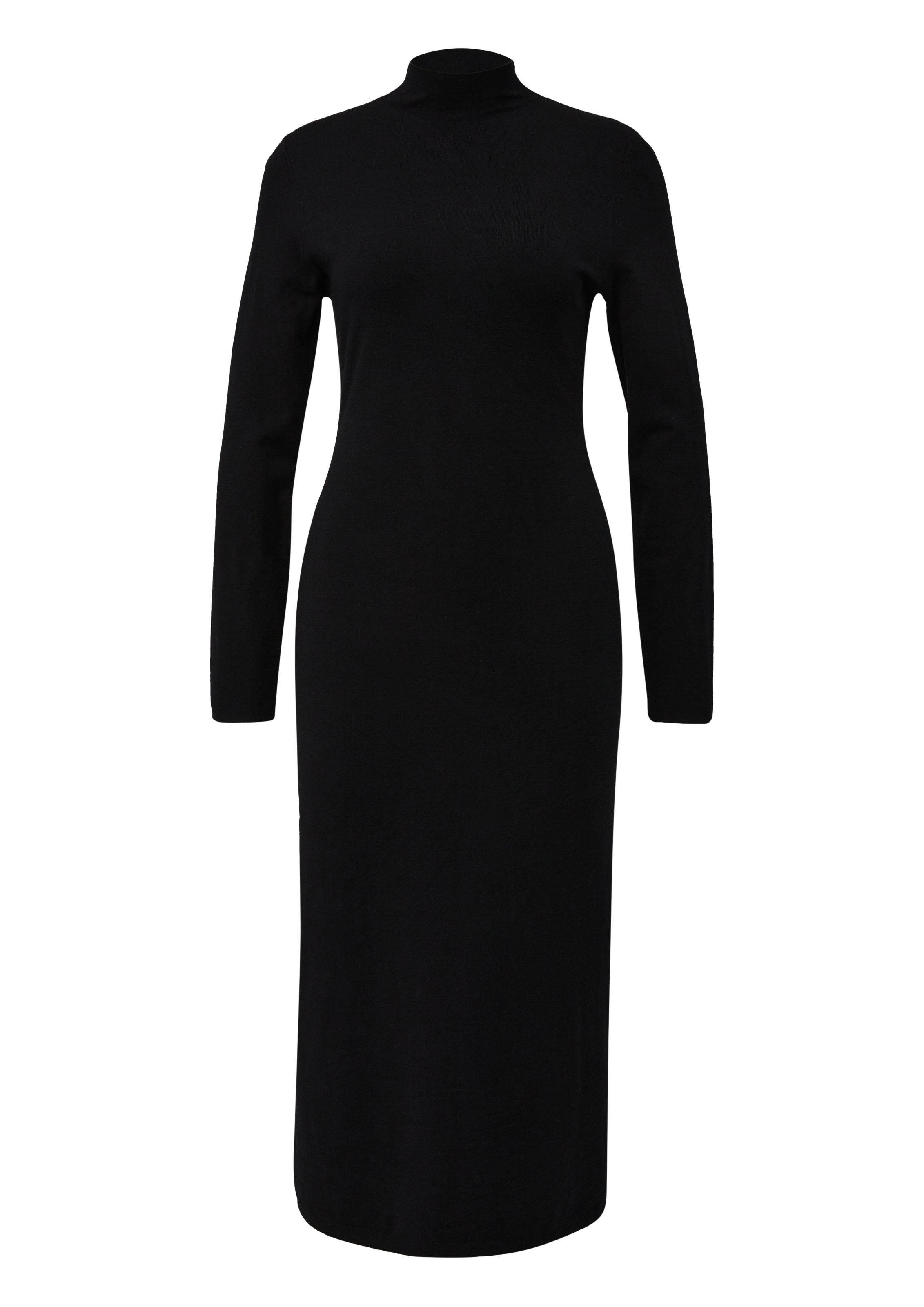 s.Oliver BLACK LABEL Strickkleid, 3/4 lang, mit Stehkragen