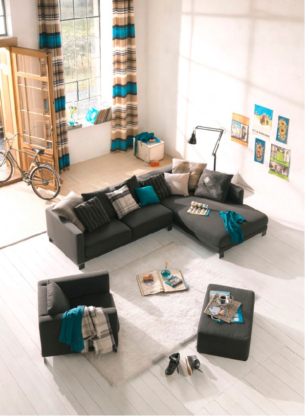 TOM TAILOR HOME Hochflor-Teppich »Soft«, rechteckig, 35 mm Höhe, handgetuftet, Uni-Farben, super weich und flauschig