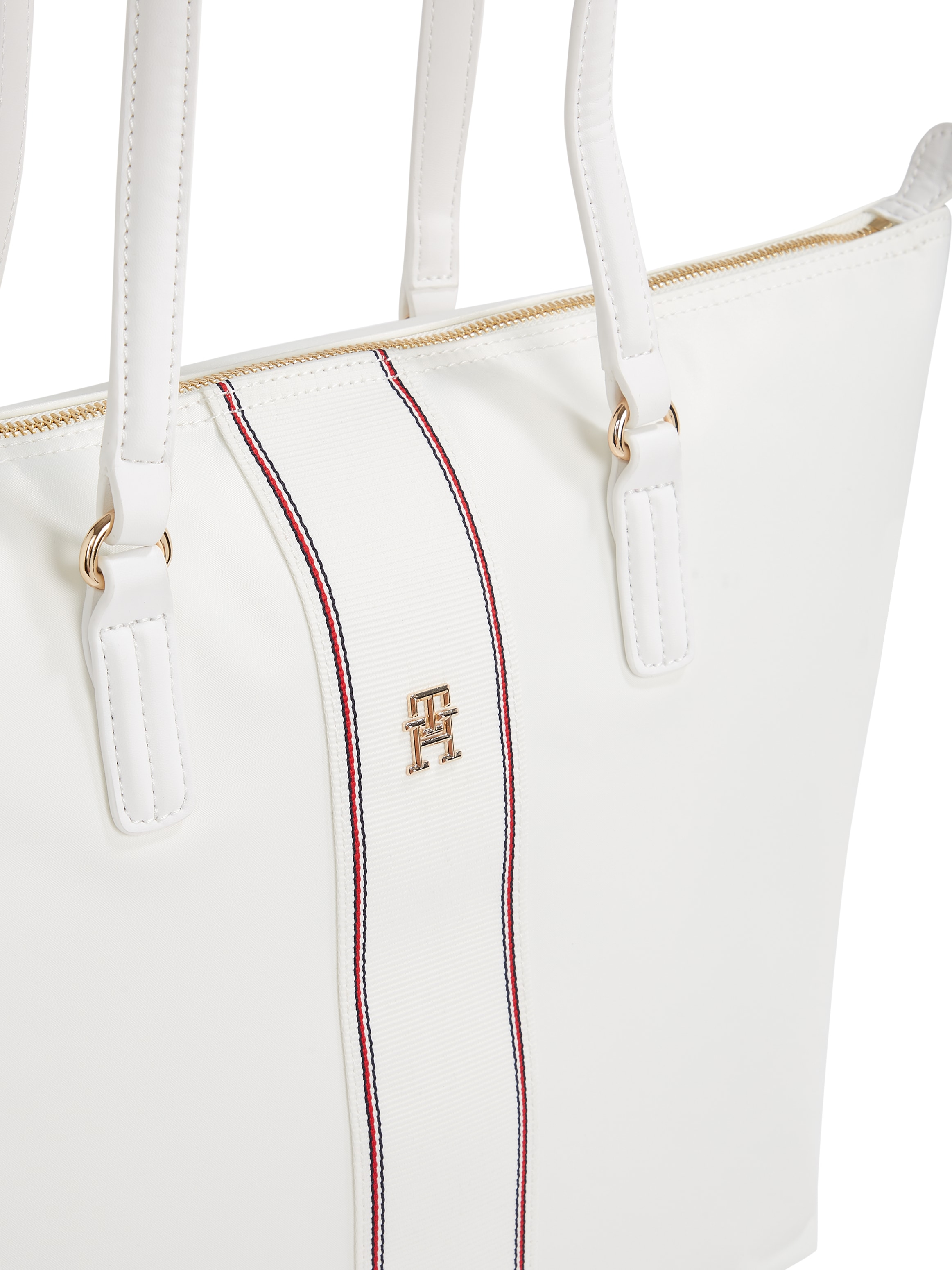 Tommy Hilfiger Tragetasche »POPPY TOTE CORP«, Damen Henkeltasche, Schultertasche, Shopper mit doppeltem Griff