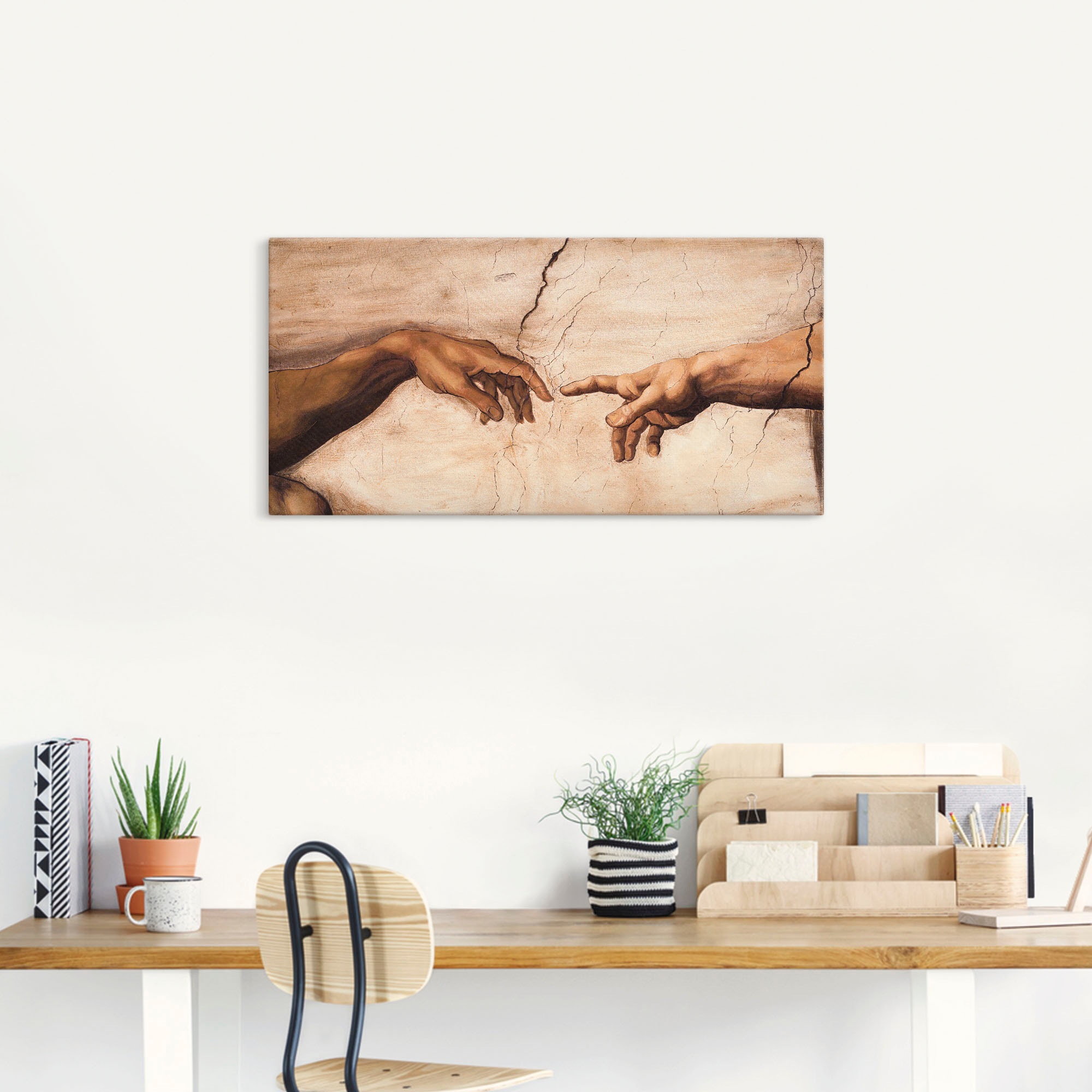 Artland Wandbild "Hände", Religion, (1 St.), als Alubild, Outdoorbild, Lein günstig online kaufen