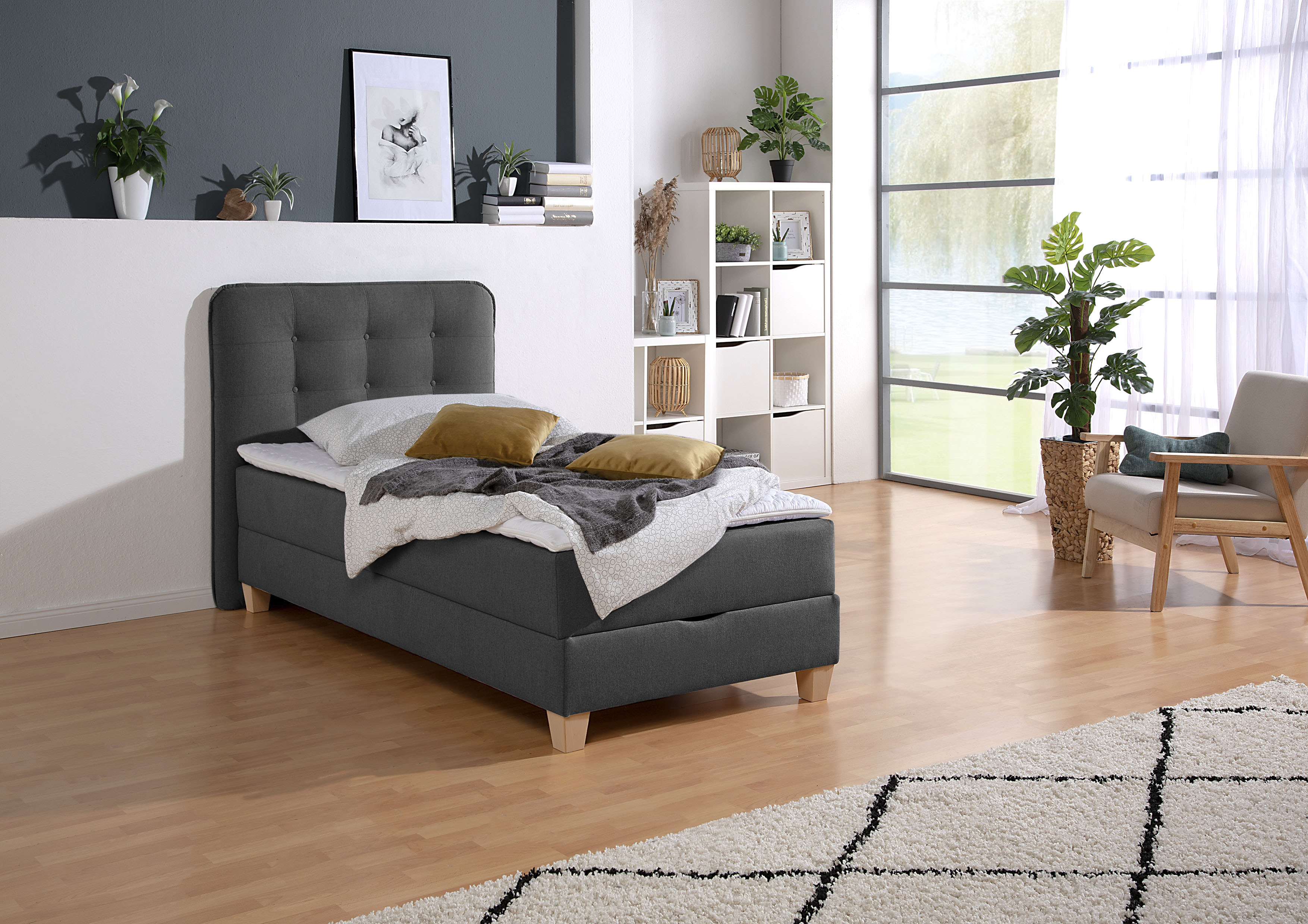 Home affaire 1100000002199 inklusive Kaltschaum-Topper und Bettkasten