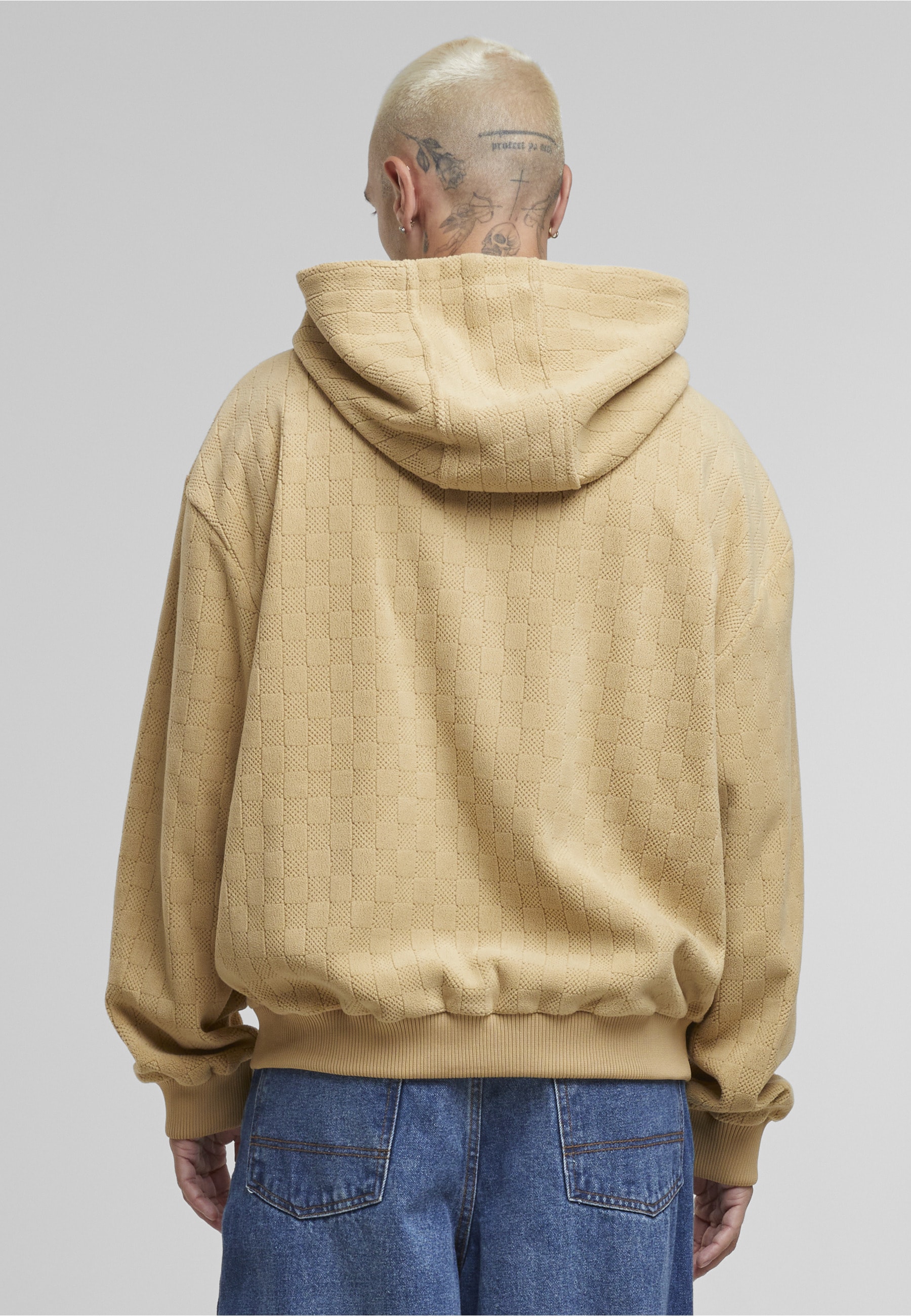 URBAN CLASSICS Sweatjacke »Urban Classics Jaquard Velvet Zip-Hoody«