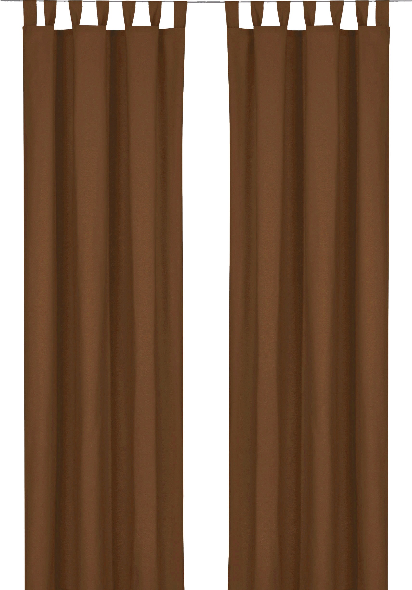 Weckbrodt Vorhang "Sento" Schlaufen 1 Stk. tlg. Baumwolle, blickdicht, matt günstig online kaufen