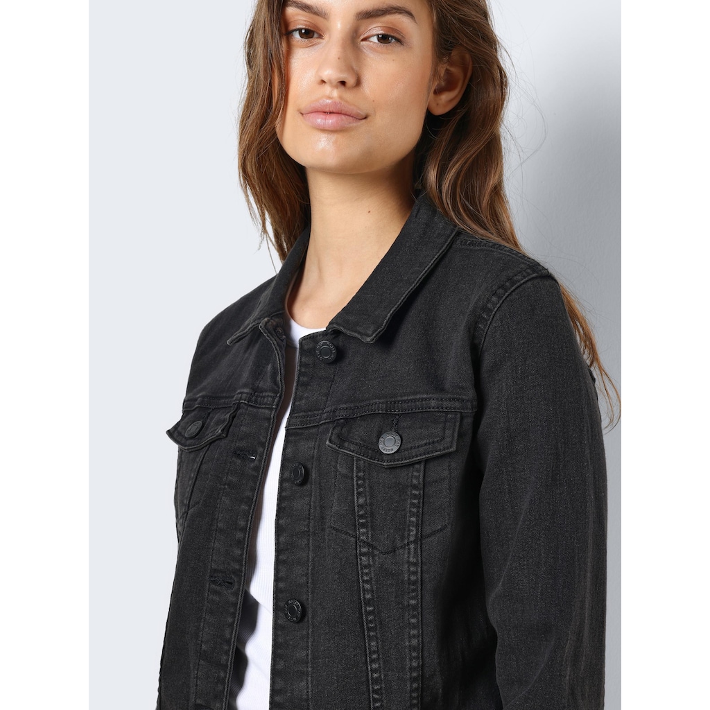 Noisy may Jeansjacke »NMDEBRA L/S BLACK DENIM JACKET NOOS«