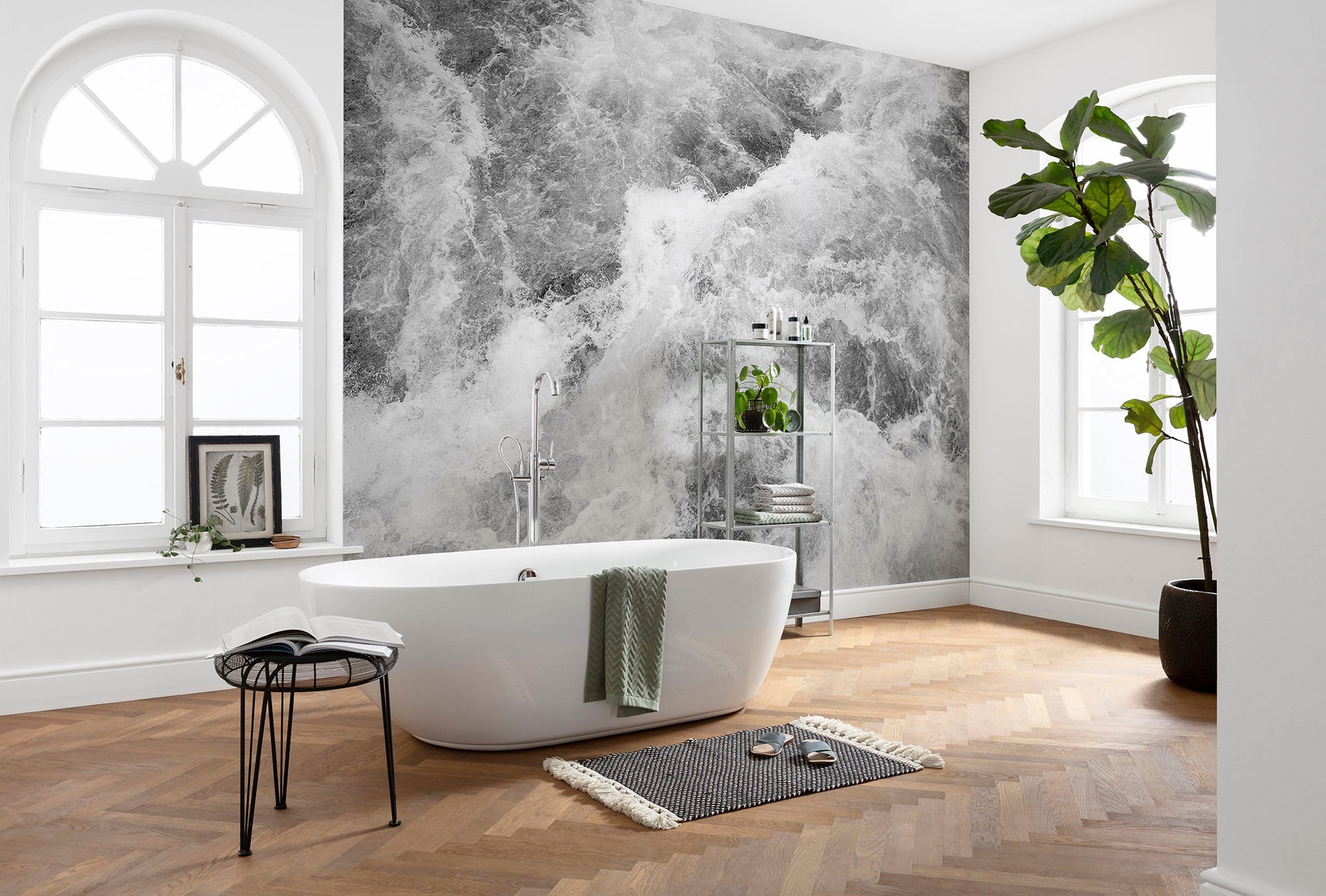 Komar Vliestapete »Digitaldruck Vlies - Wildest Water - Größe 350 x 250 cm«, bedruckt, Wohnzimmer, Schlafzimmer
