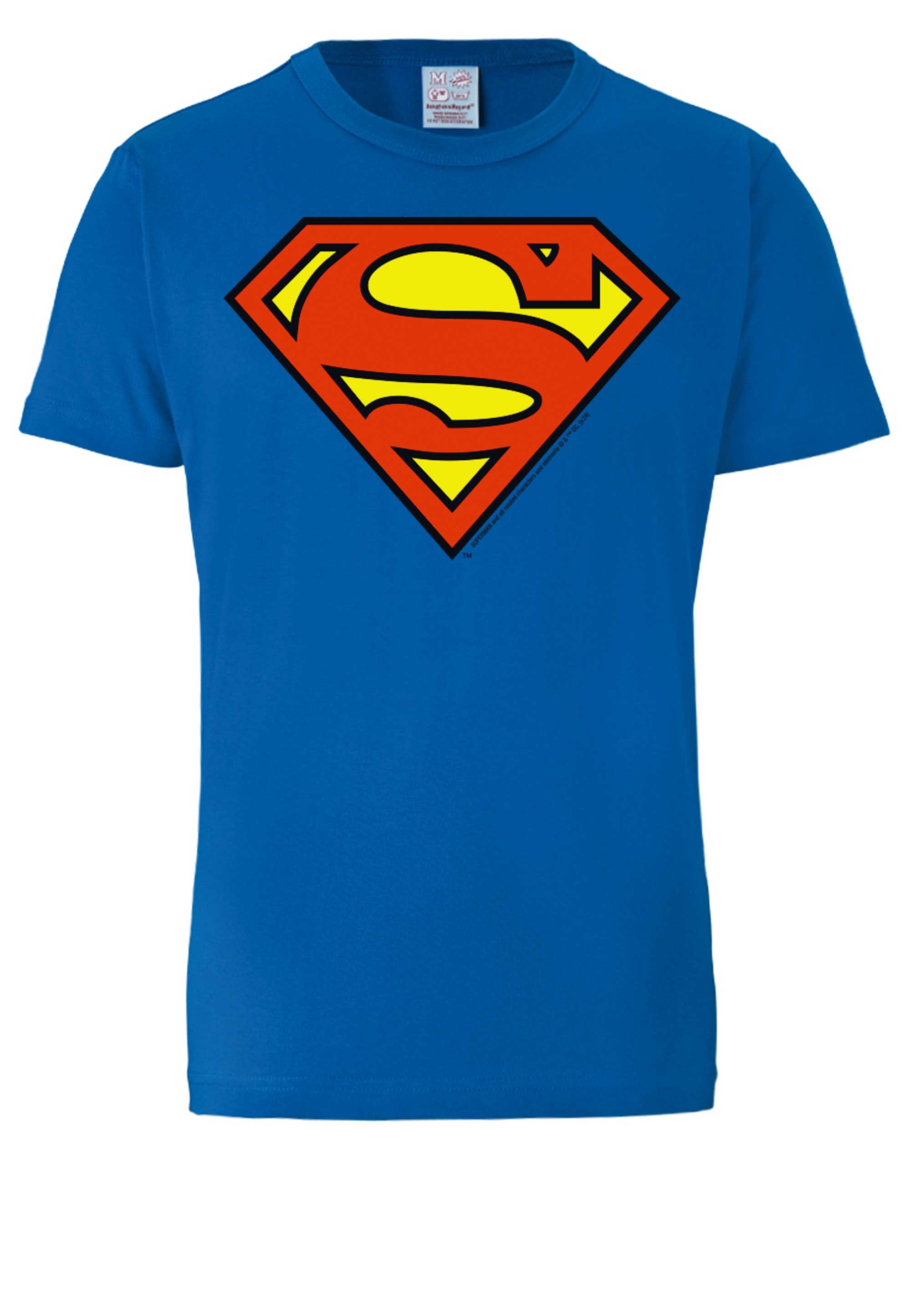 LOGOSHIRT T-Shirt »DC - Superman Logo Clean«, mit coolem Superman-Print