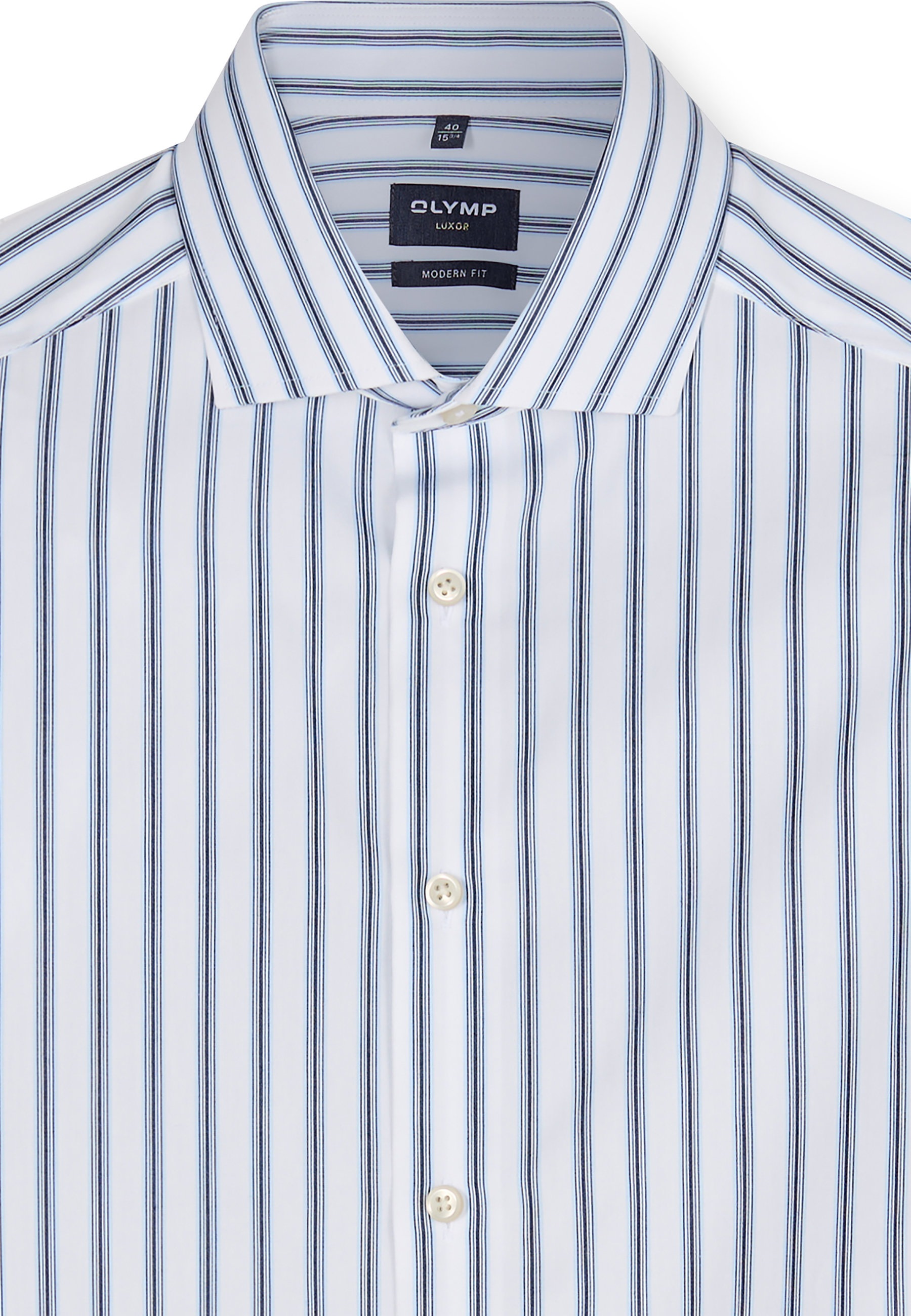 OLYMP Luxor Modern Fit Shirt Blue 46 2