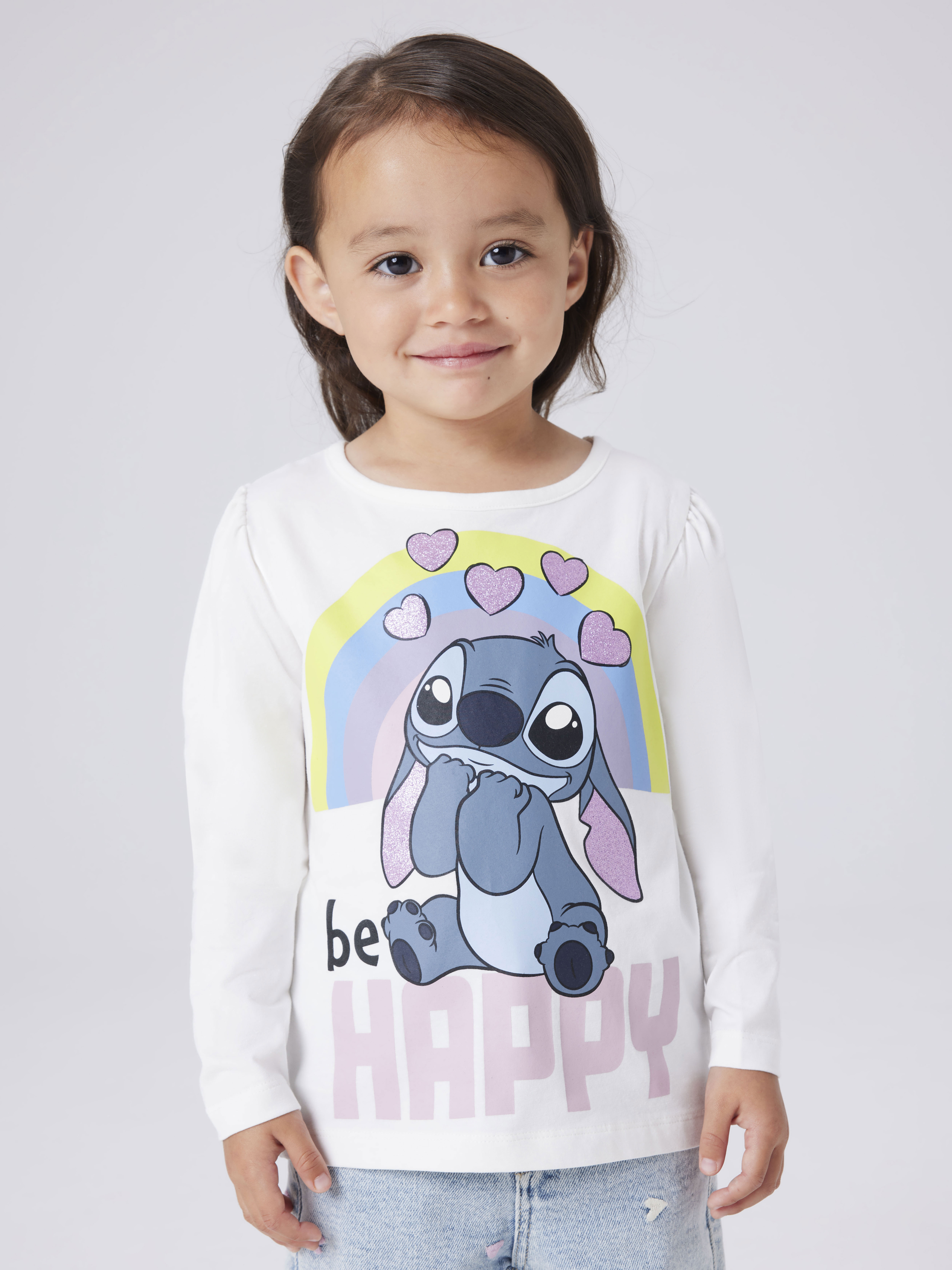 Name It Langarmshirt "NMFDIANA STITCH LS TOP BOX NOOS WDI"